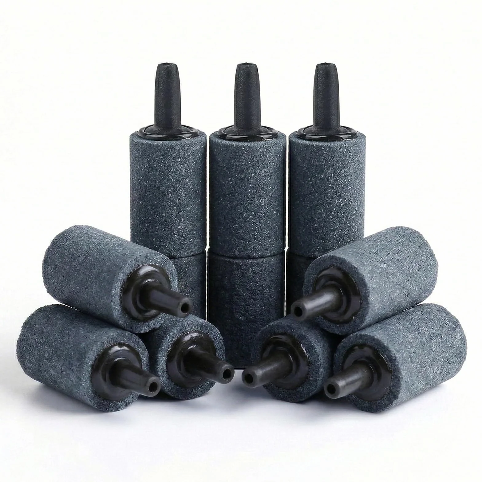 Pierres à air d'aquarium 2,5cm Diffuseur de bulles d'air Diffuseur d'oxygène pour pompes à air nano