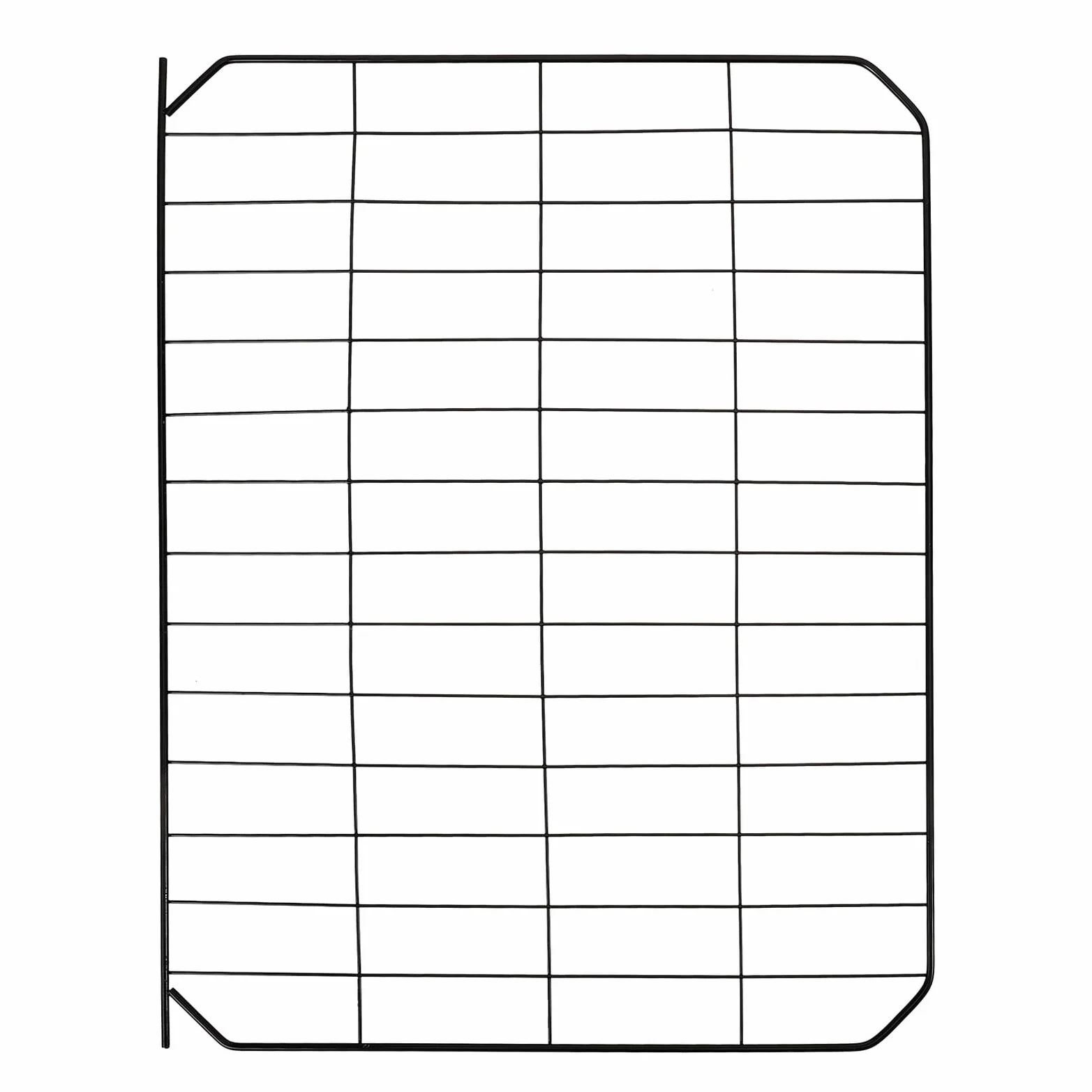 Porte De Cage Métallique Grille Moustiquaire en Fer 35x45 cm pour Chats Chiens
