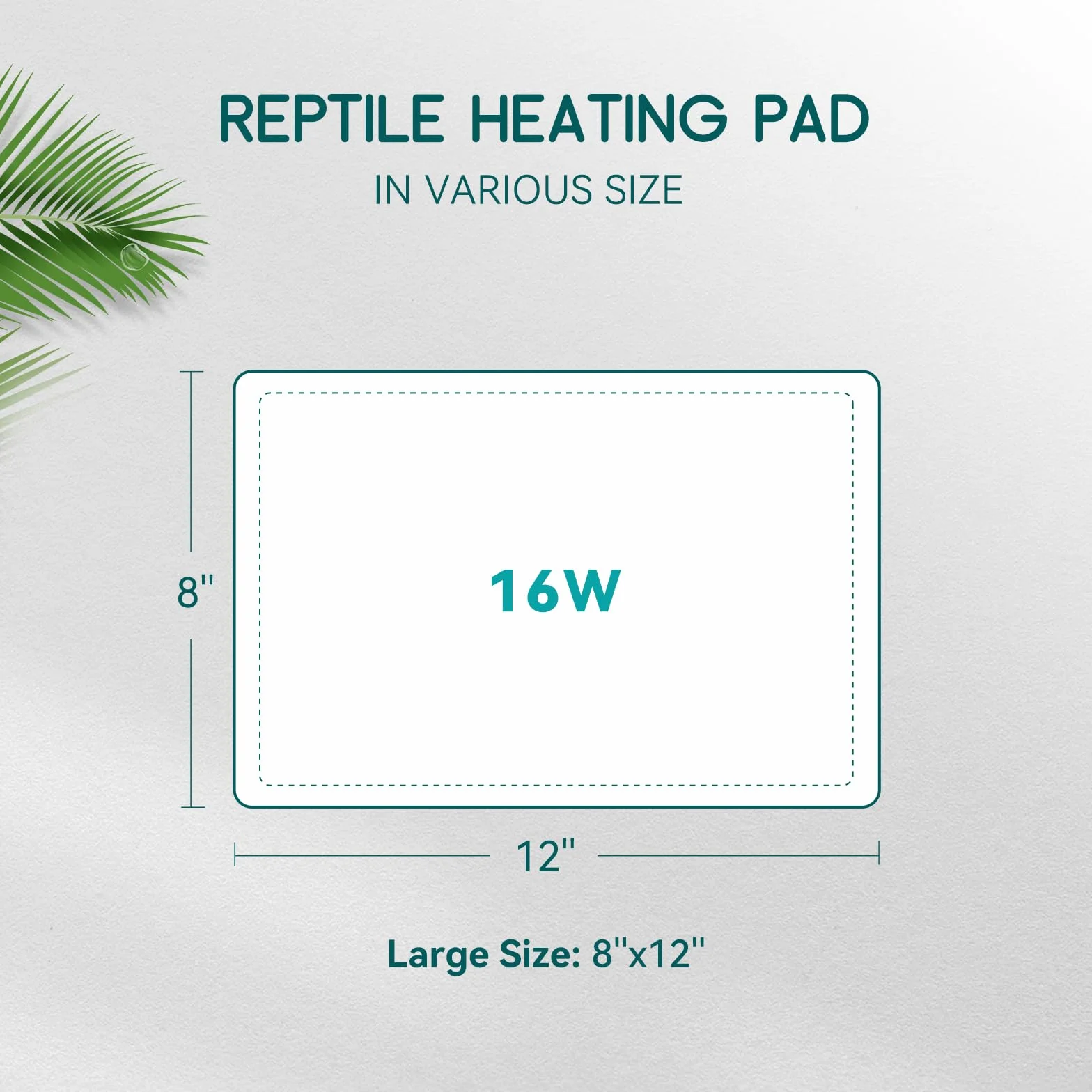 Luxbird Tapis Chauffant pour Terrarium avec Thermostat, 20x30cm, pour Reptiles et Tortues