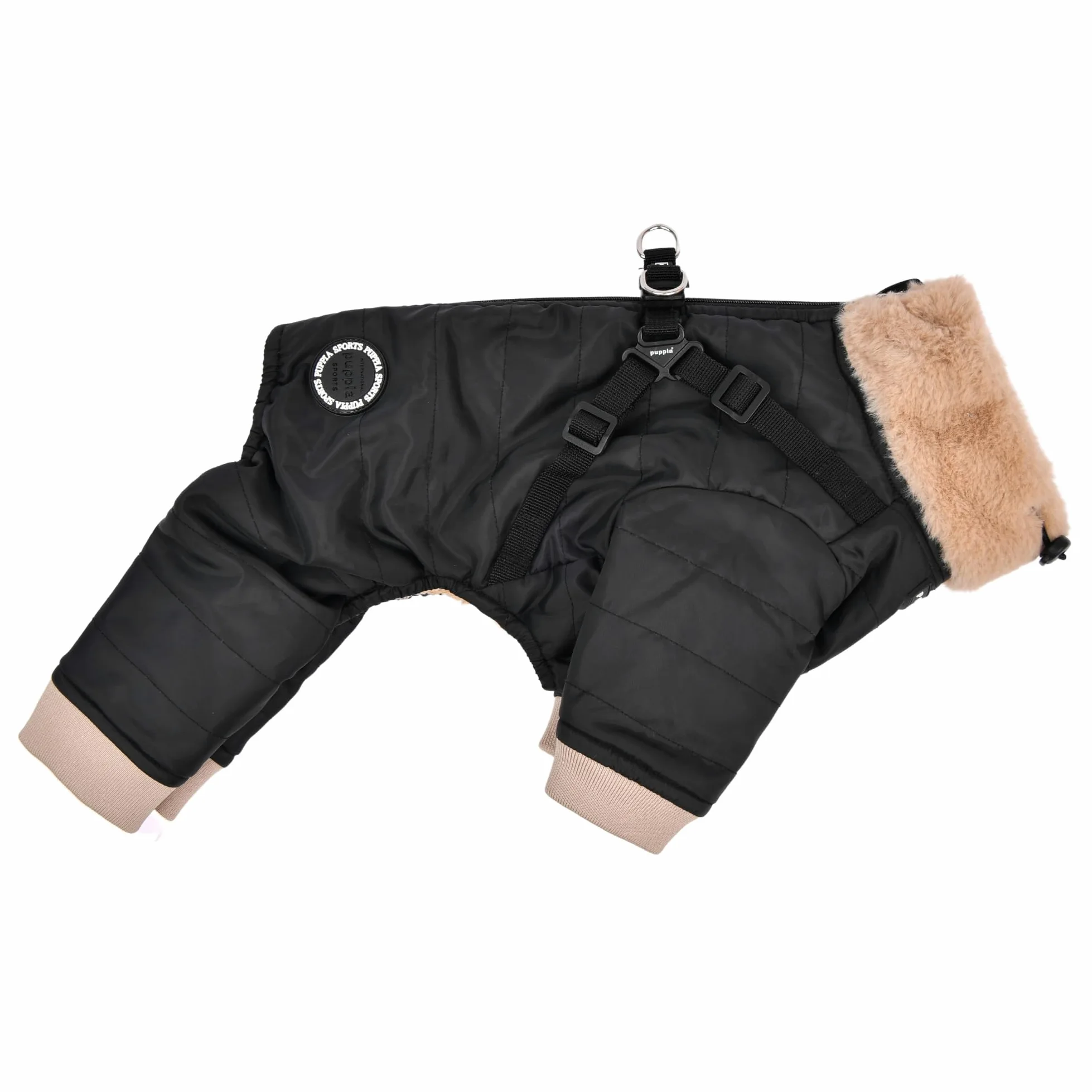 PUPPIA Everson Noir XXL Manteau pour Chien