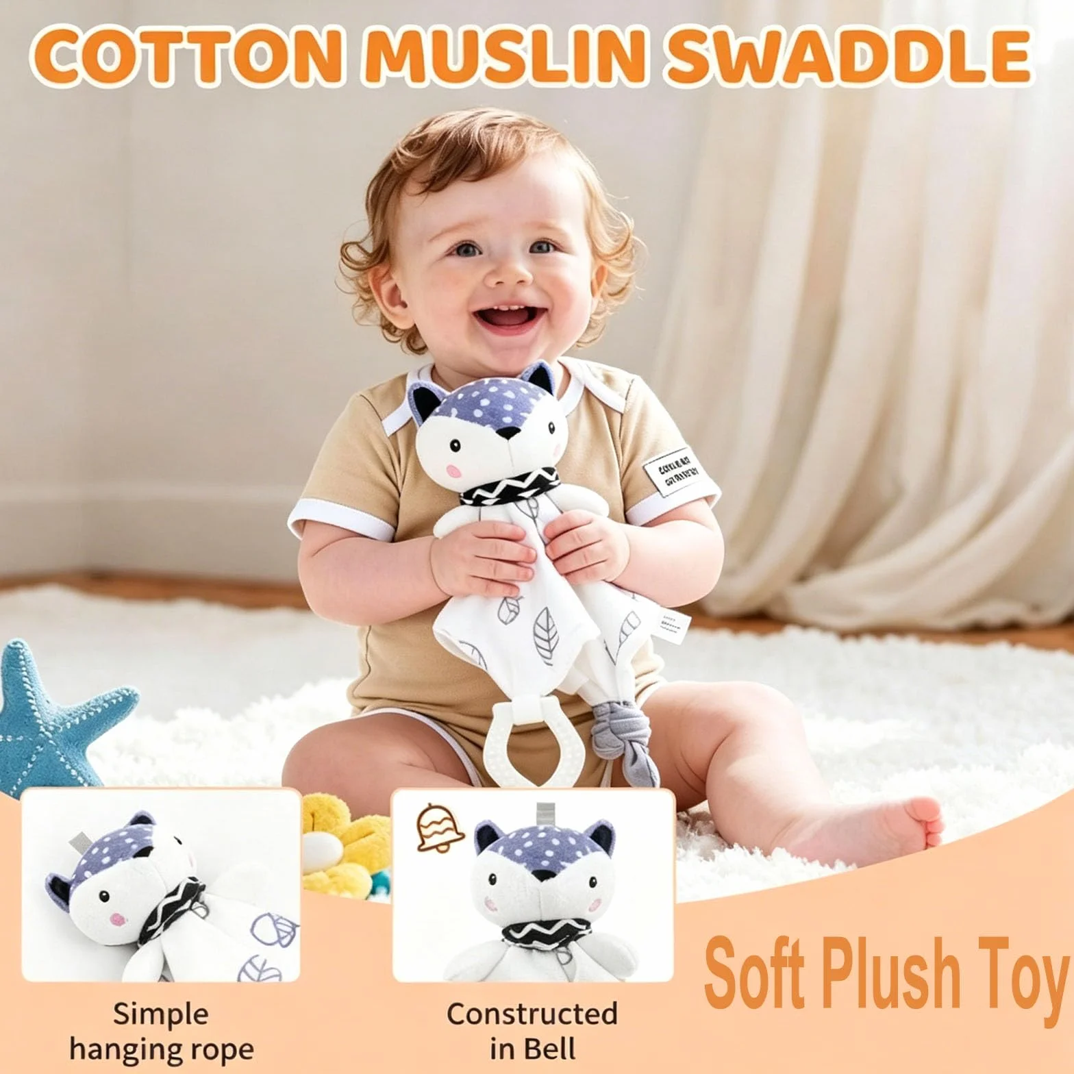 Ensemble cadeau bébé nouveau-né avec body doudou bavoir chaussettes hochet boîte souvenir cartes baby shower