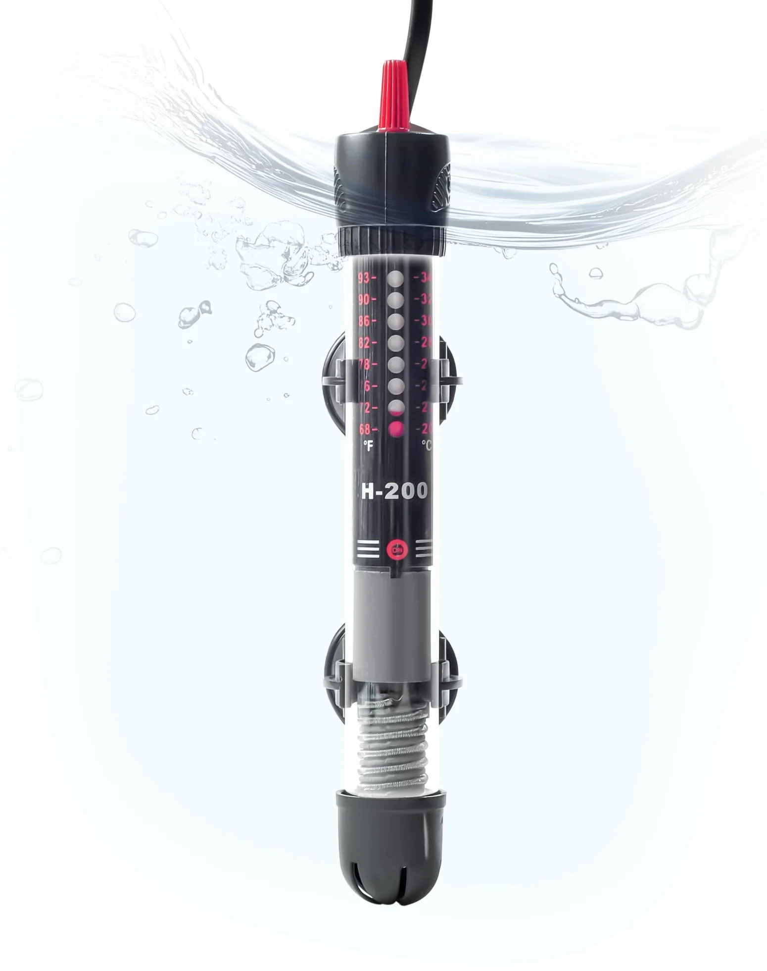 Chauffage Aquarium 50W 30-60L avec réglage 20-34°C