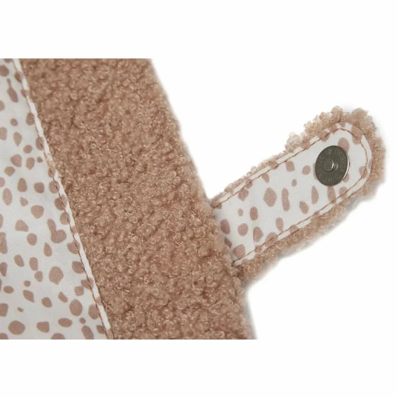 Protège carnet de santé bouclettes Biscuit personnalisable