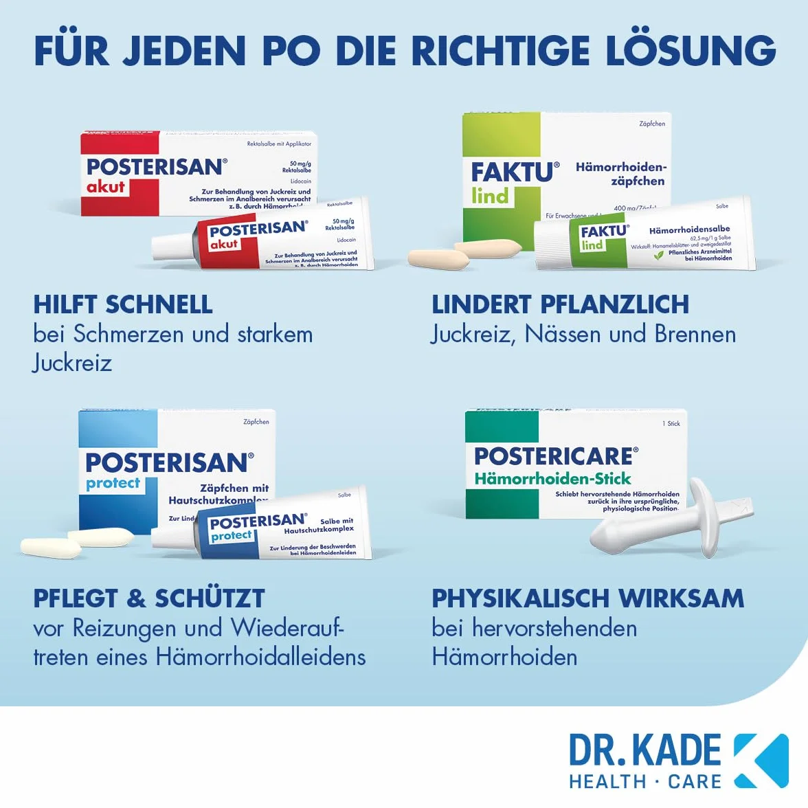 Posterisan protect Salbe bei Hämorrhoidenleiden mit Applikator, 25 g