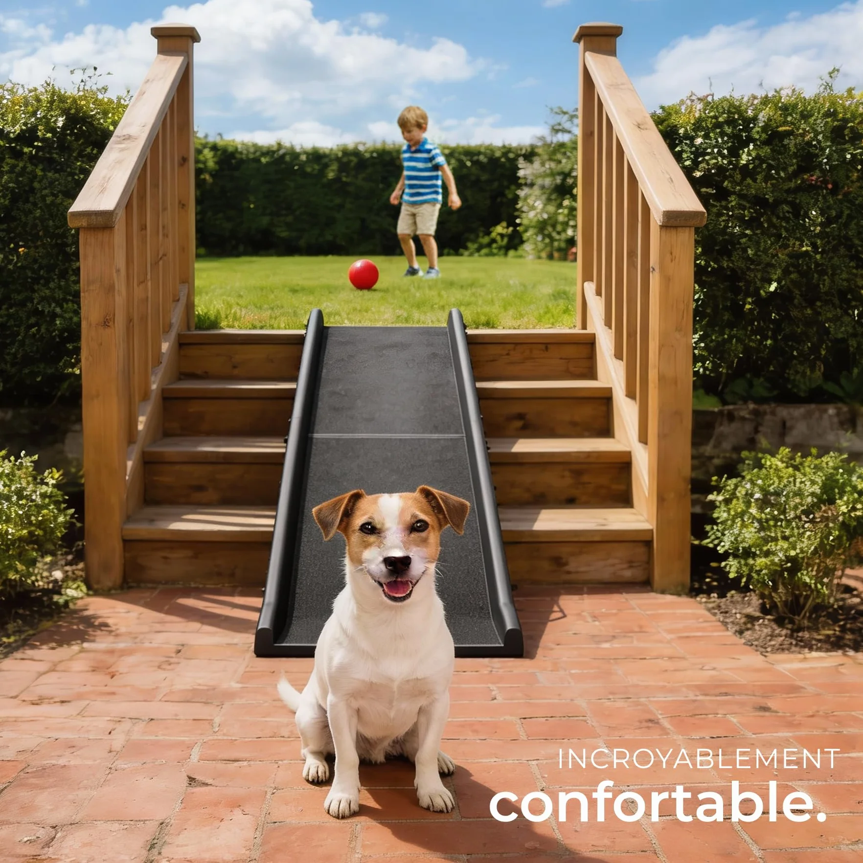 Tectake Rampa Pliable Antidérapante Escalier Voiture Canapé Coffre Max 90 kg