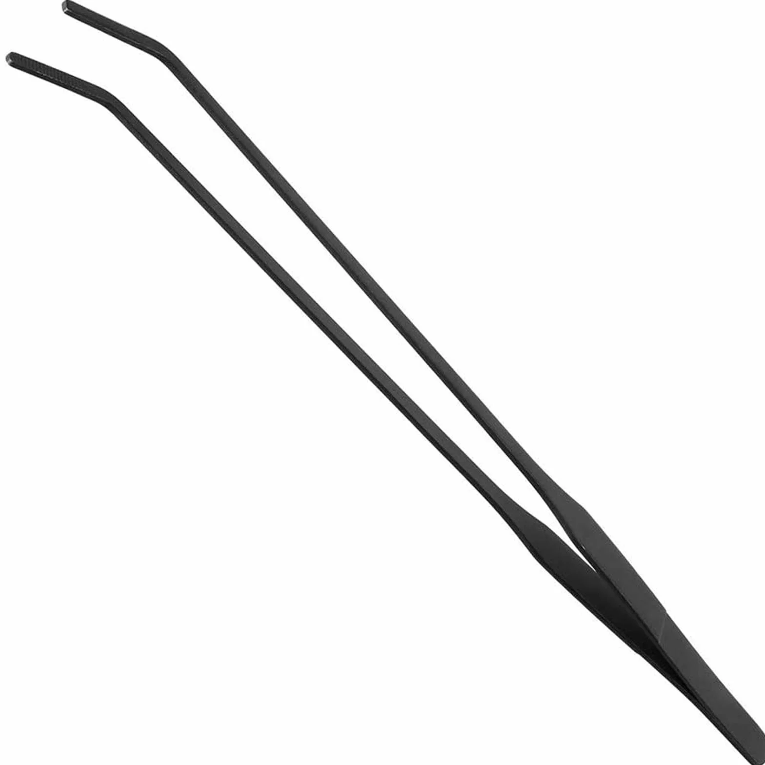 Pince à épiler incurvée acier inoxydable 38,1 cm pour aquarium alimentation reptiles