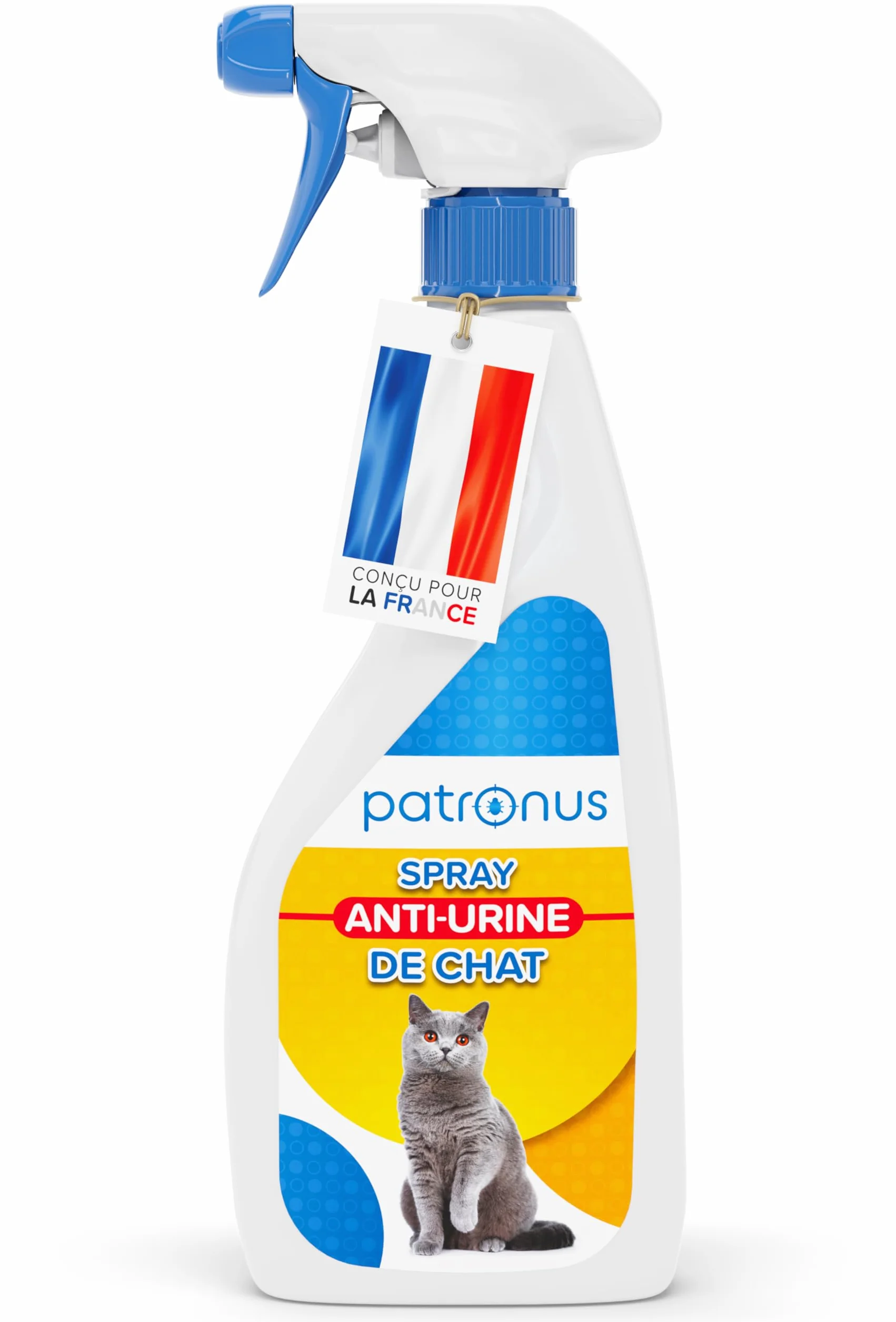 Patronus Marqueur Anti-Urine spécial Chat 500ml - Non Colorant - Dressage & éducation pour Chats