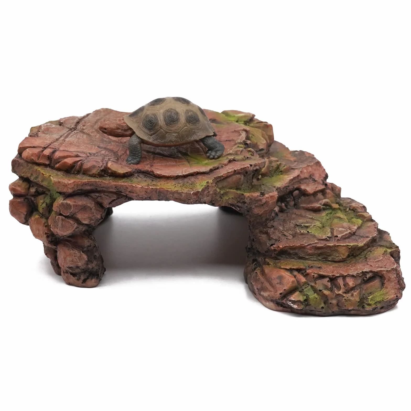 Abri Pour Tortue Caverne Reptiles Gecko Plateforme Rampes Accessoire Tortue Terrestre