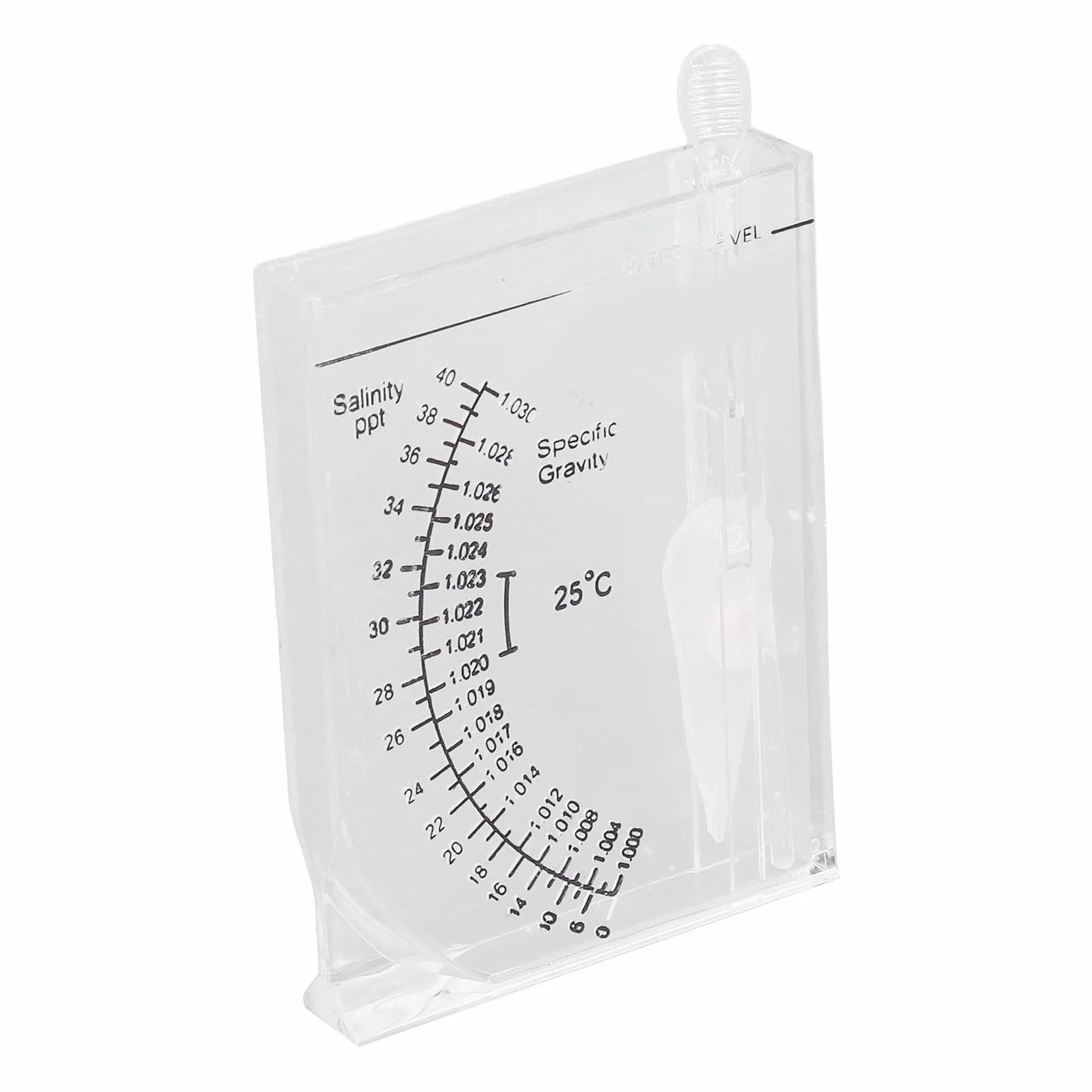 Solution saline pour aquarium mesure sel marin précision poids spécifique
