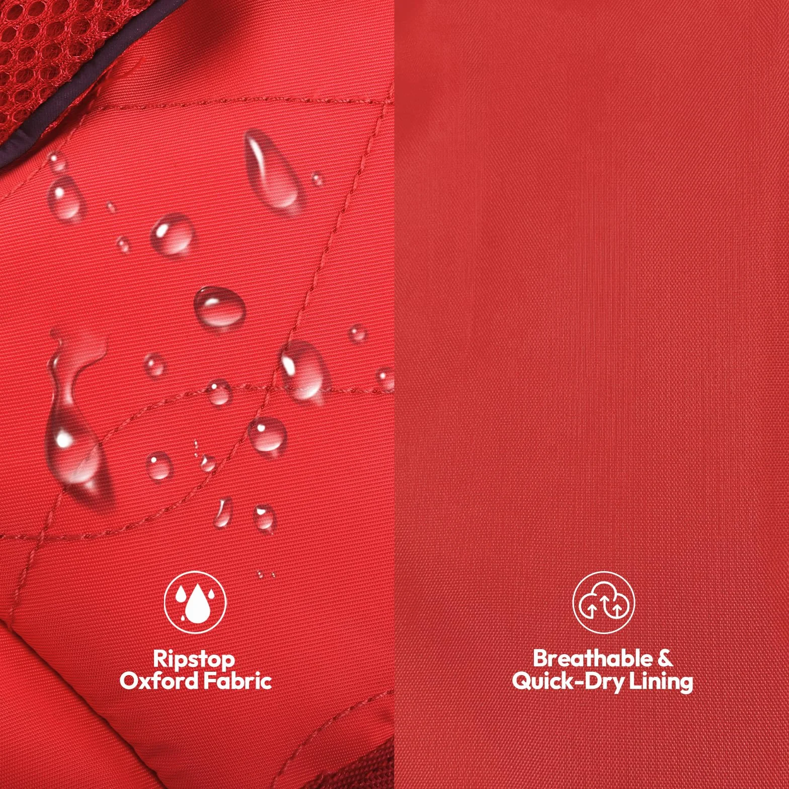 KONVINIT Gilet de Sauvetage pour Chien - Gilet de Flottaison Réglable avec Poignée et Bandes Réfléchissantes
