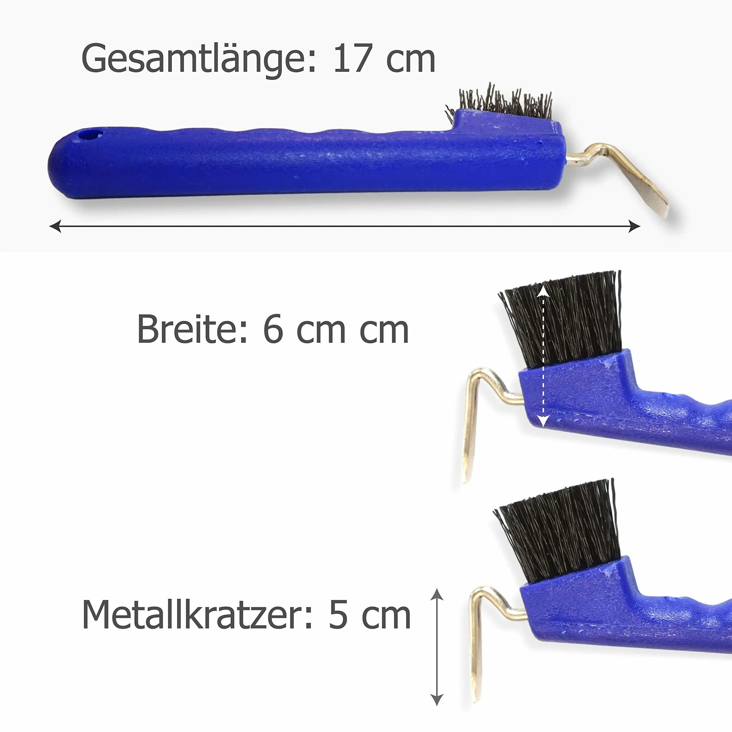 Cure-pied avec brosse pour sabots chevaux ânes chèvres ergonomique solide