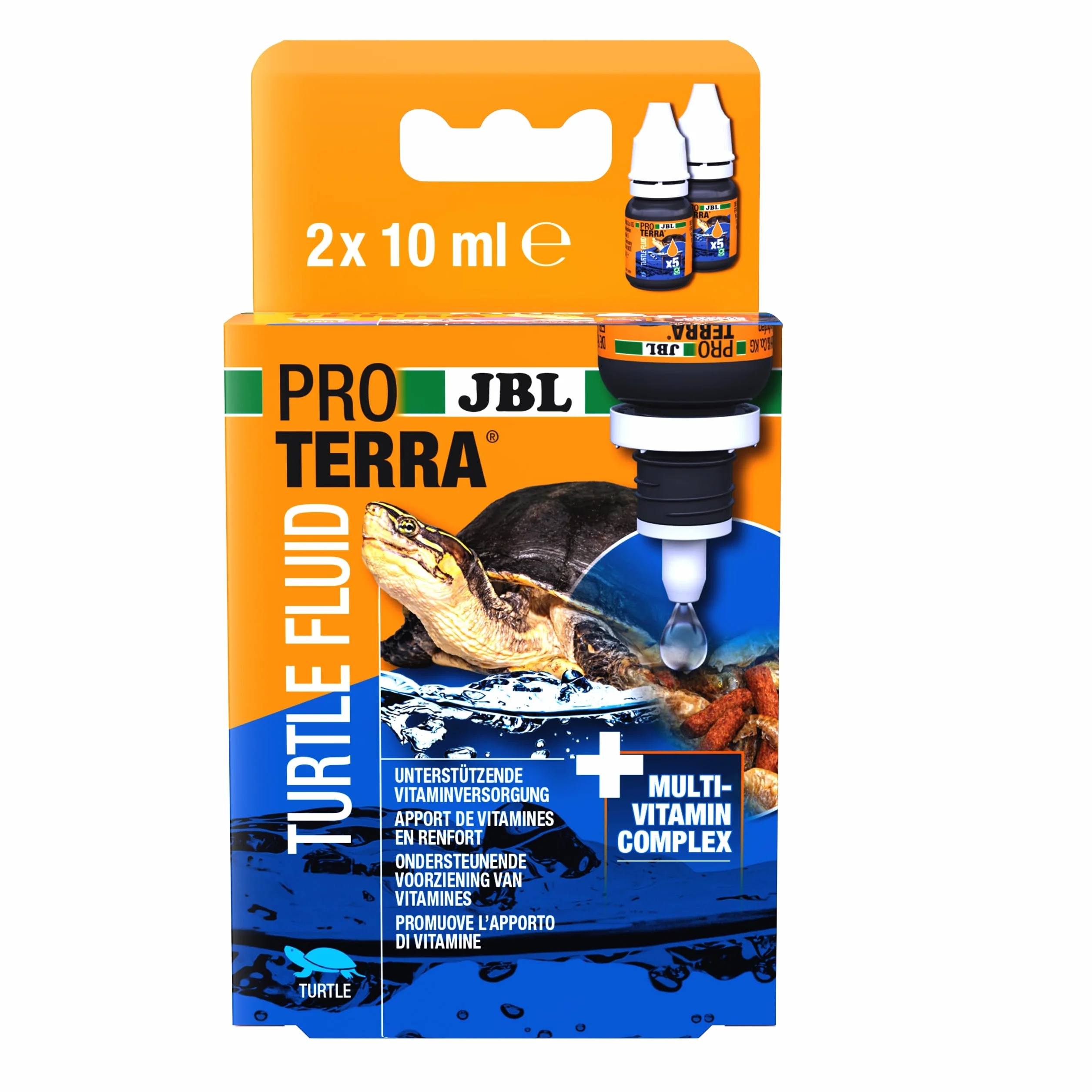 JBL Proterra Turtle Fluid 2x10 ML Flüssige Multivitamine für Wasserschildkröten
