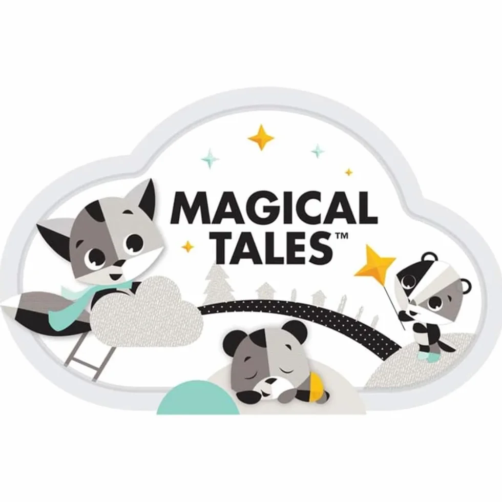 Tiny Love Mobile de Voyage 3-in-1 Musical Lit Bébé 0+ Mois Poussette Multi-usage 5 Mélodies 30 Min Musique Magical Tales Black & White