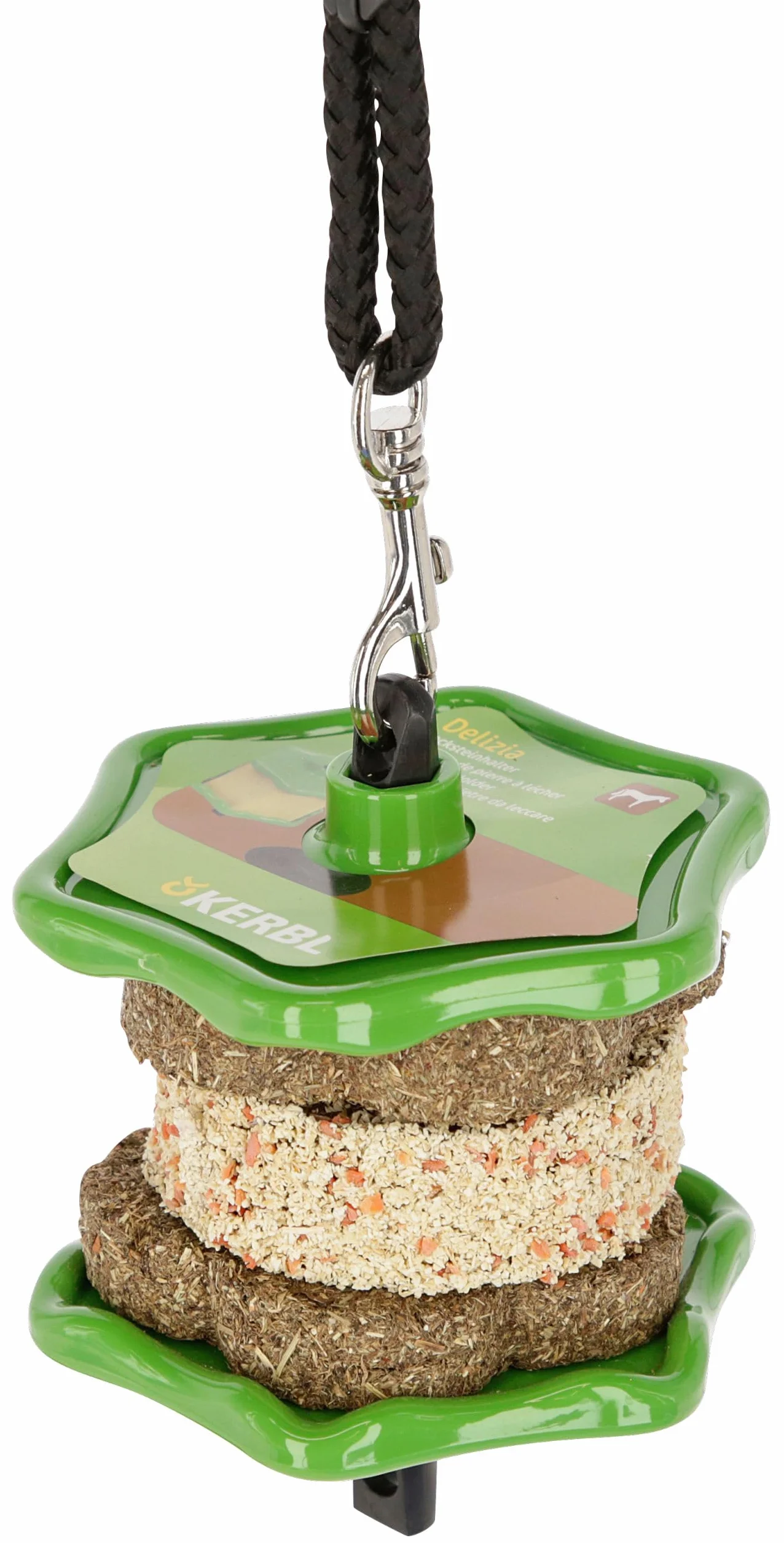 Kerbl Sandwich Delizia Carotte 195 g pour Chevaux Gestion du Poids Goût Carotte