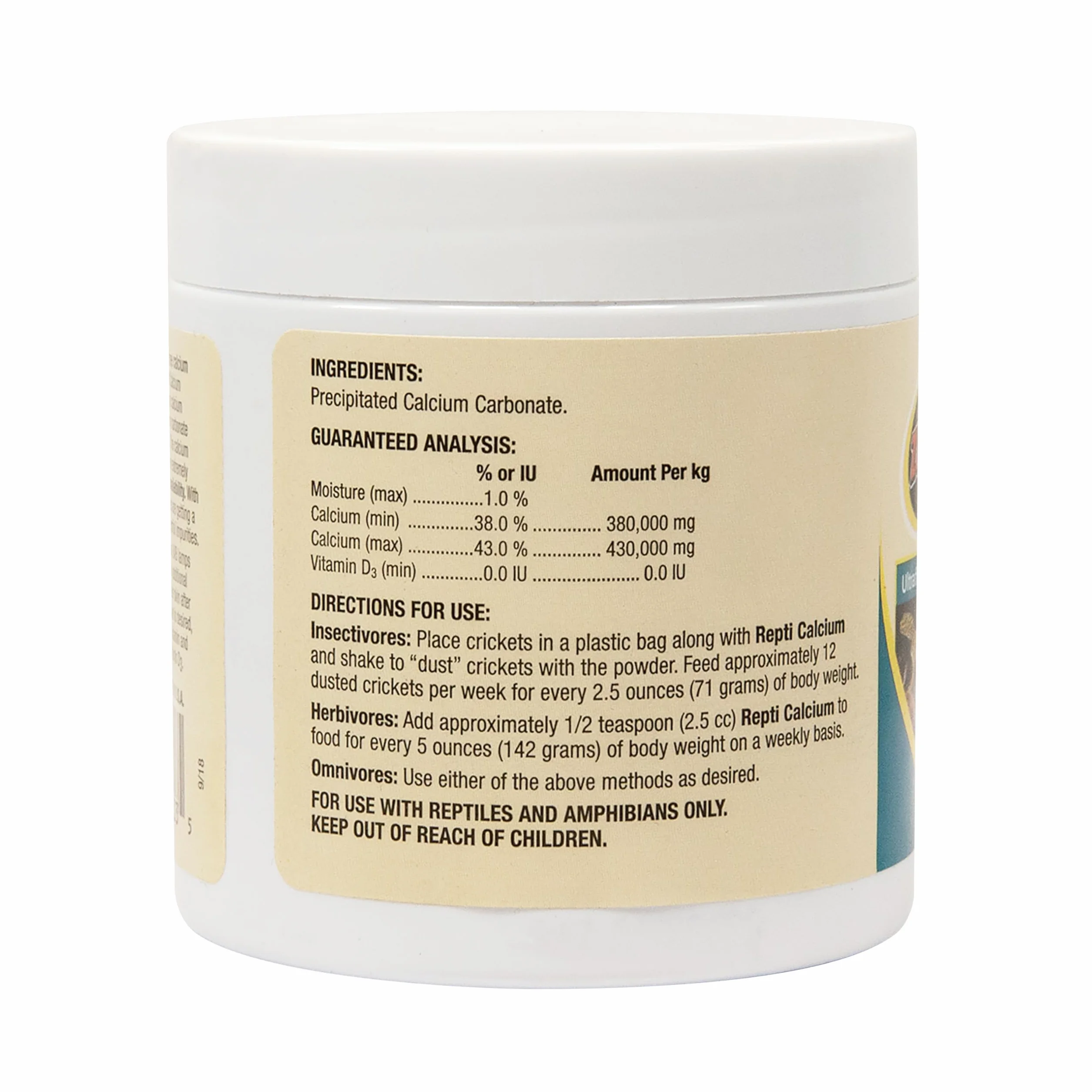 Zoo Med Repti Calcium sans D3 Complément pour Reptile 85 g