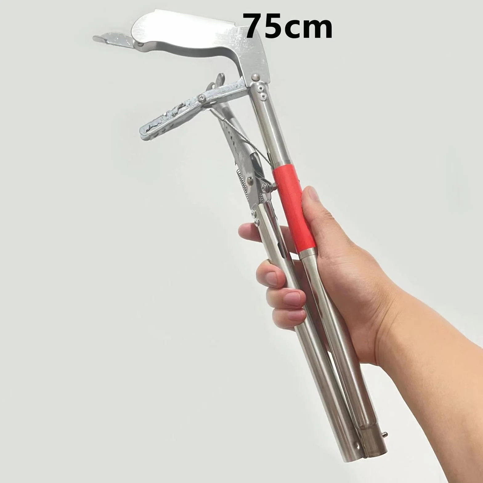 MagiDeal Pince à Serpent en Acier Inoxydable 75CM Crotales Grabber Reptile Grabber