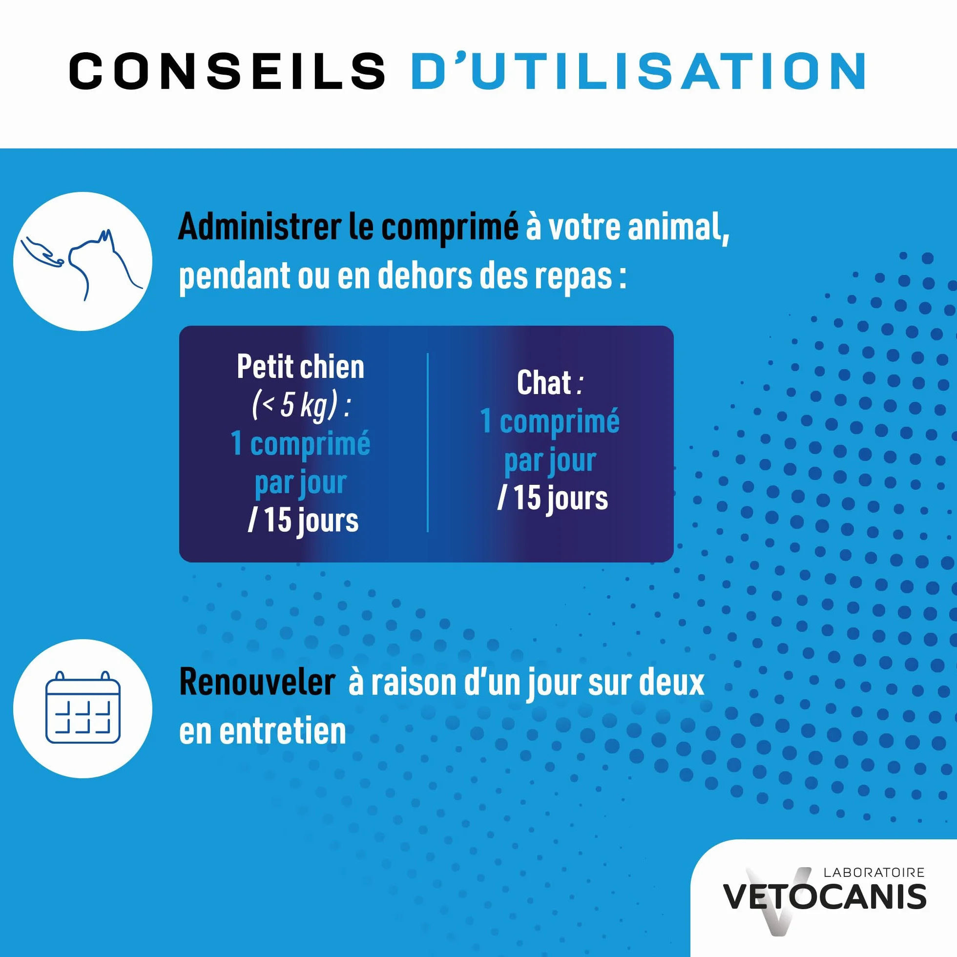 Vetocanis Dentifrice pour Chien et Chat à Croquer, 30 pièces