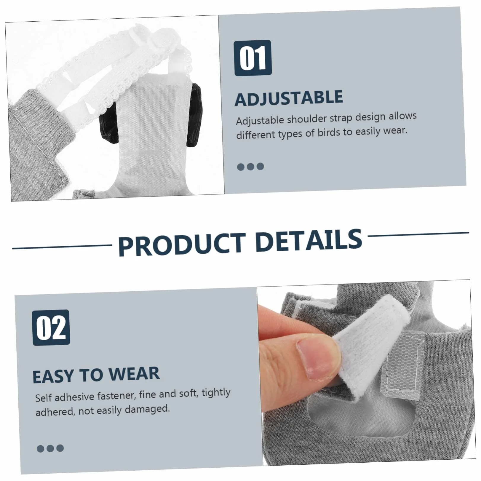 Lavable Costume pour Oiseaux Perroquets