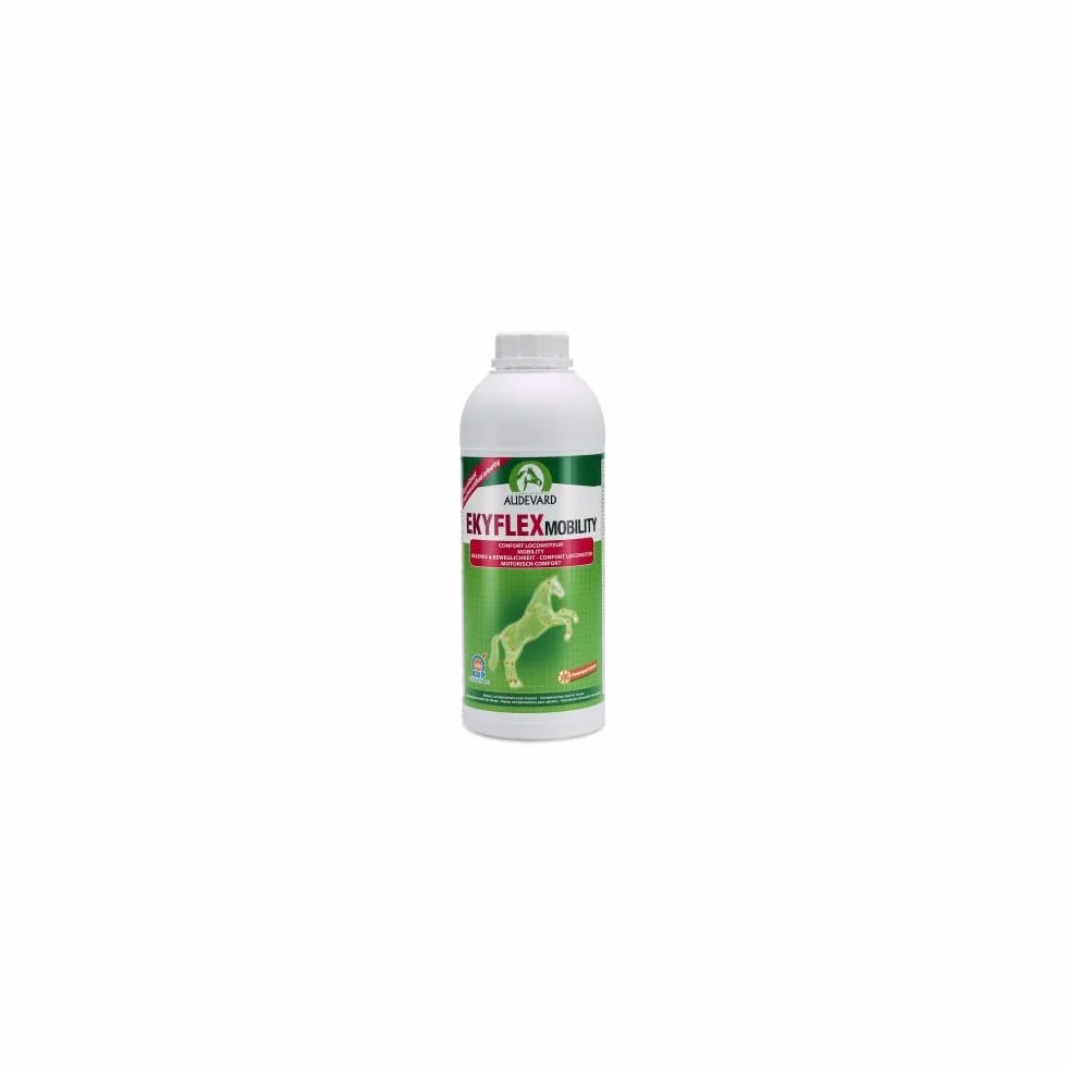 Audevard Ekyflex Mobility 1 l Complément Alimentaire pour Chevaux Soutien articulations mobilité Griffe du Diable Acide hyaluronique