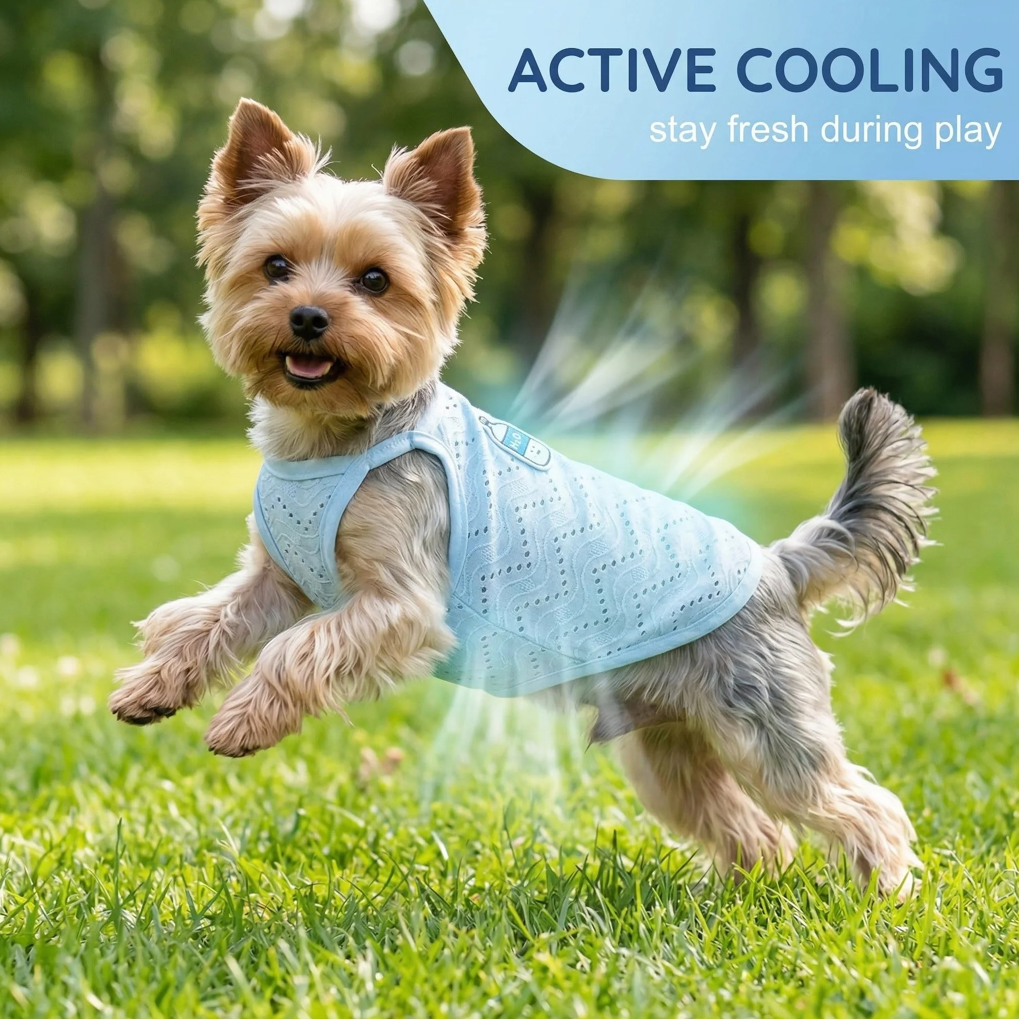 Lot de 2 T-Shirts pour Chien et Chat, Vêtement d'Été Respirant, Taille L, Rose et Bleu
