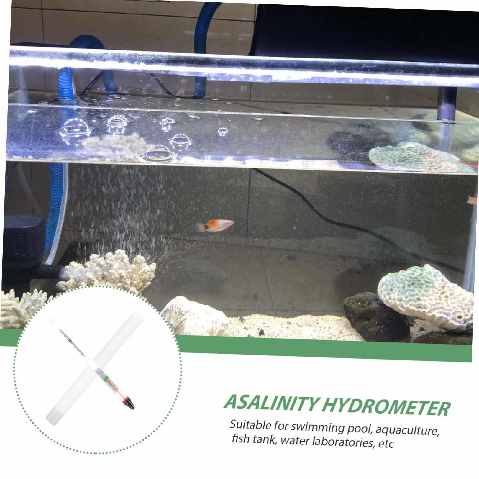 UPKOCH Hydromètre numérique salinité eau de mer pour Aquarium