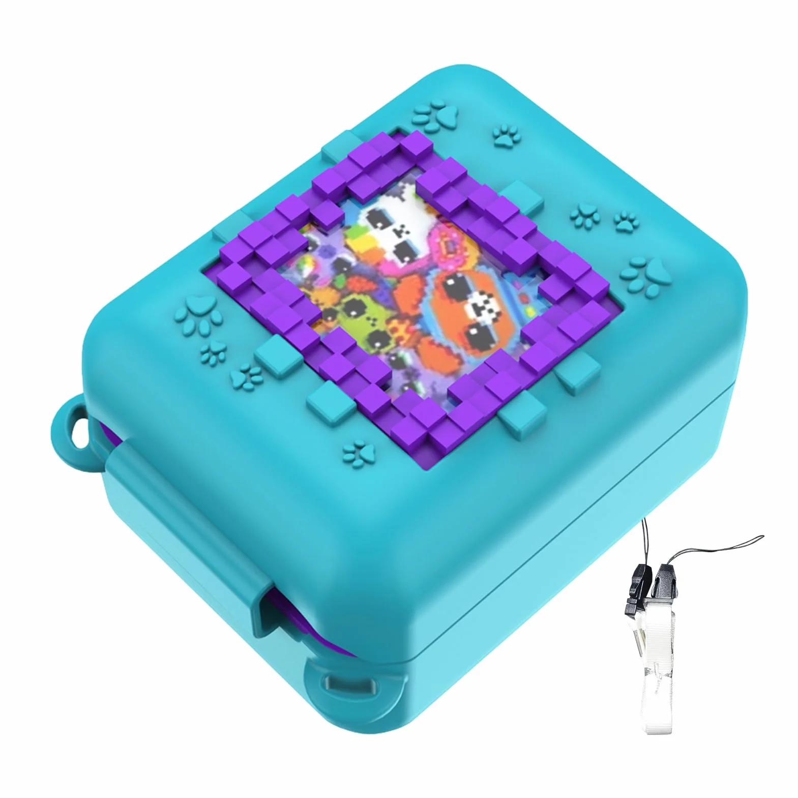 Étui portable en silicone pour animal de compagnie numérique Bitze-e - Housse de protection