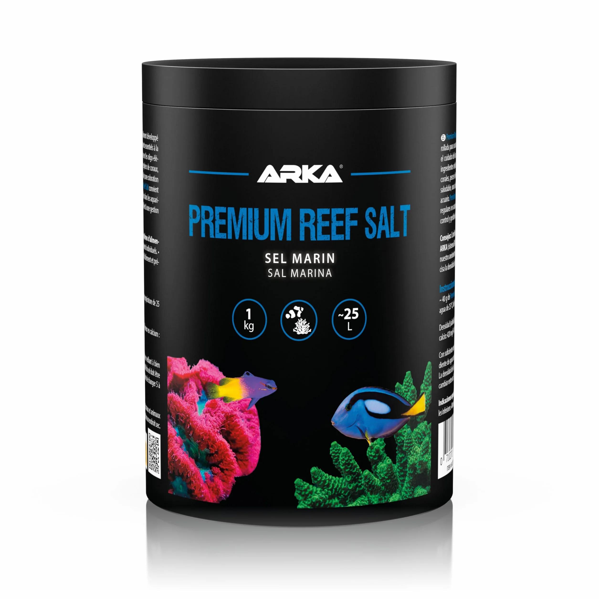 ARKA Premium Reef Salt 1 kg - Sel Marin Aquarium Récifal pour Nano Aquariums SPS LPS