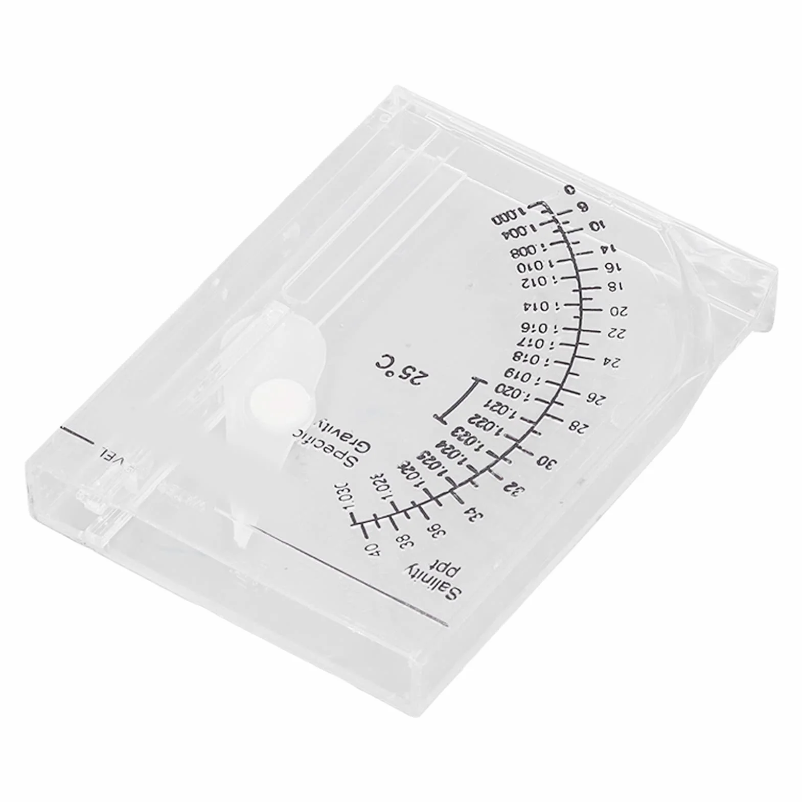 Solution saline pour aquarium mesure sel marin précision poids spécifique