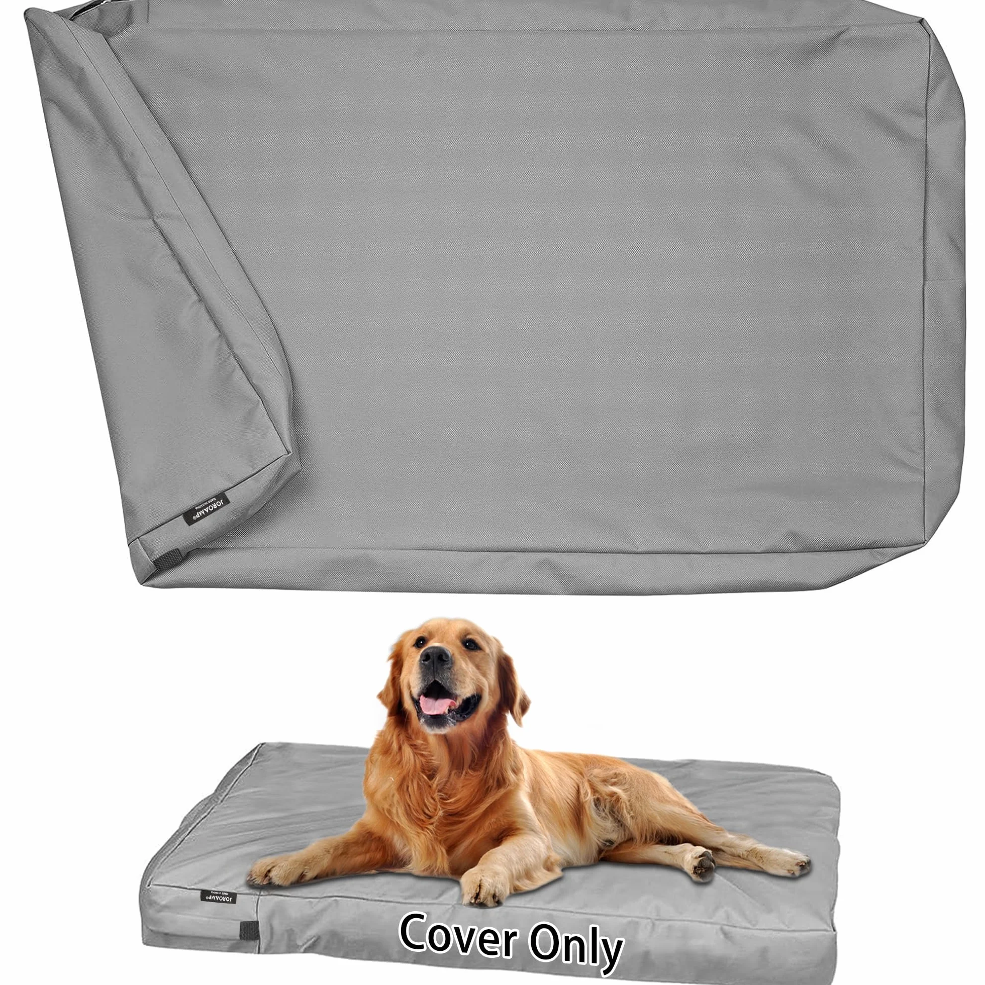 Housse de lit imperméable en Toile avec Fermeture éclair Lavable pour Cage de Chien 101,6 x 68,6 x 10,2 cm
