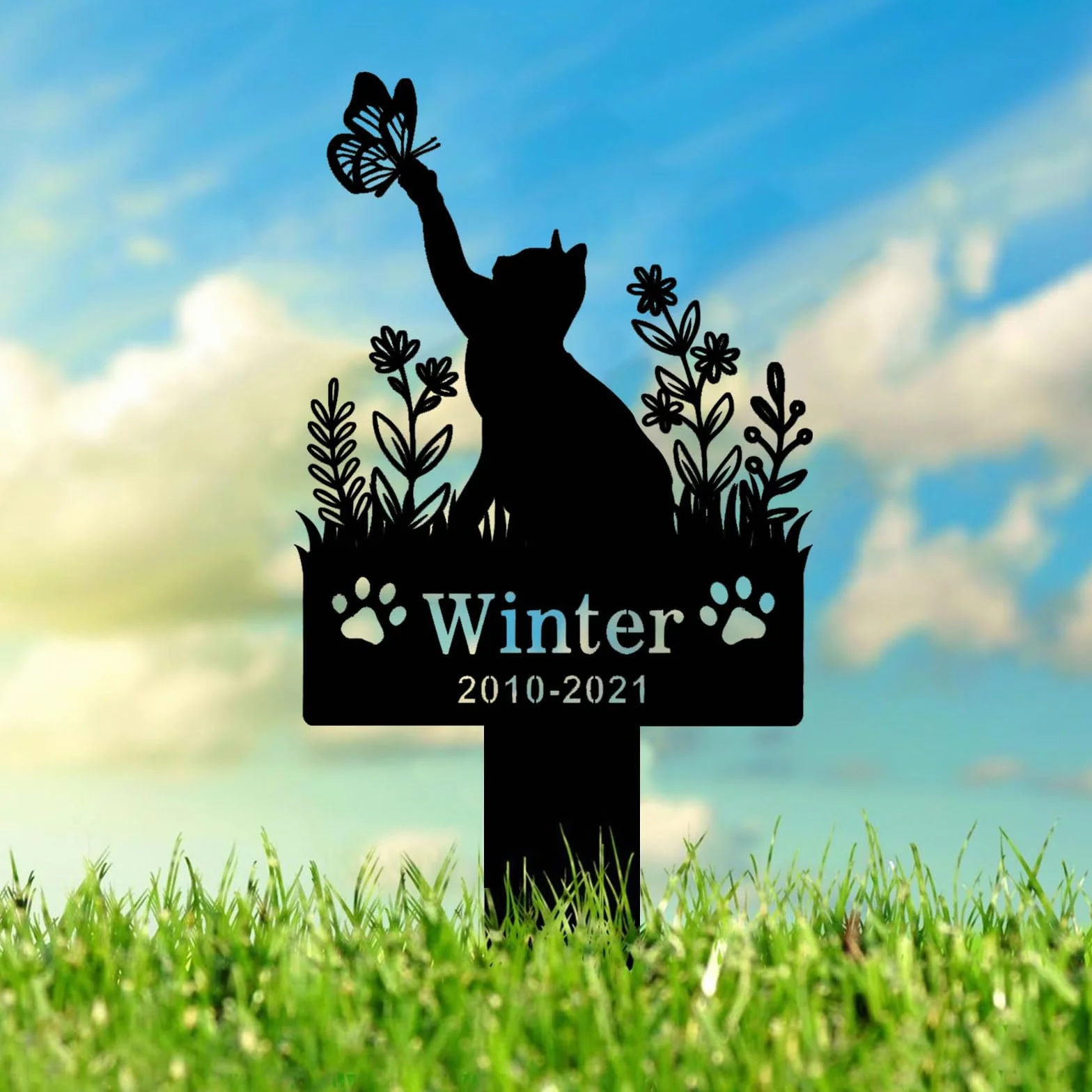 Marqueurs Funéraires pour Animaux de Compagnie, Chiens et Chats, Souvenir de Cimetière Extérieur