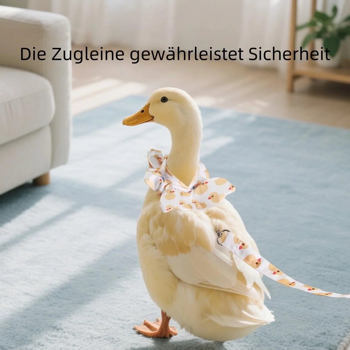 Lot de 3 couches lavables pour volaille avec laisse, coton, solution hygiénique pour poules, canards, oies