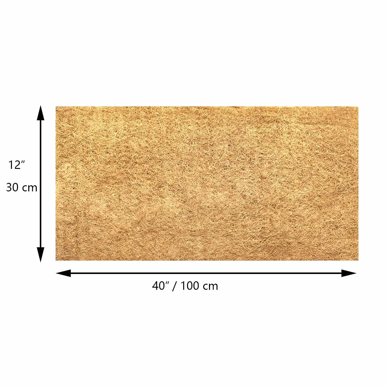 SUNYAY 12x40 Pouces Naturel Coco Liner Rouleau Cocos Feuilles Coco Mat pour Jardin