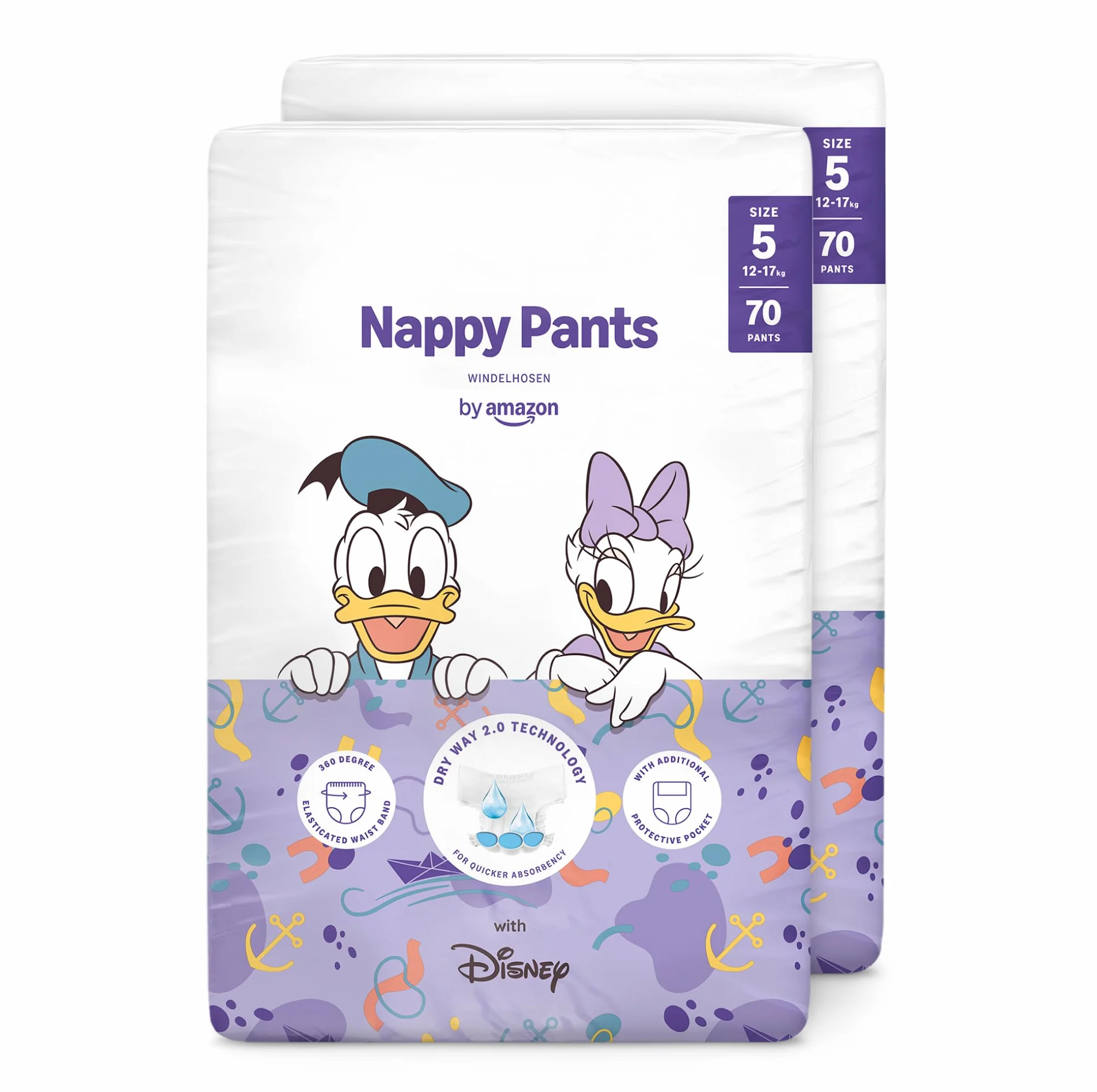 Disney Pañales de Aprendizaje Talla 5 140 Unidades Blanco