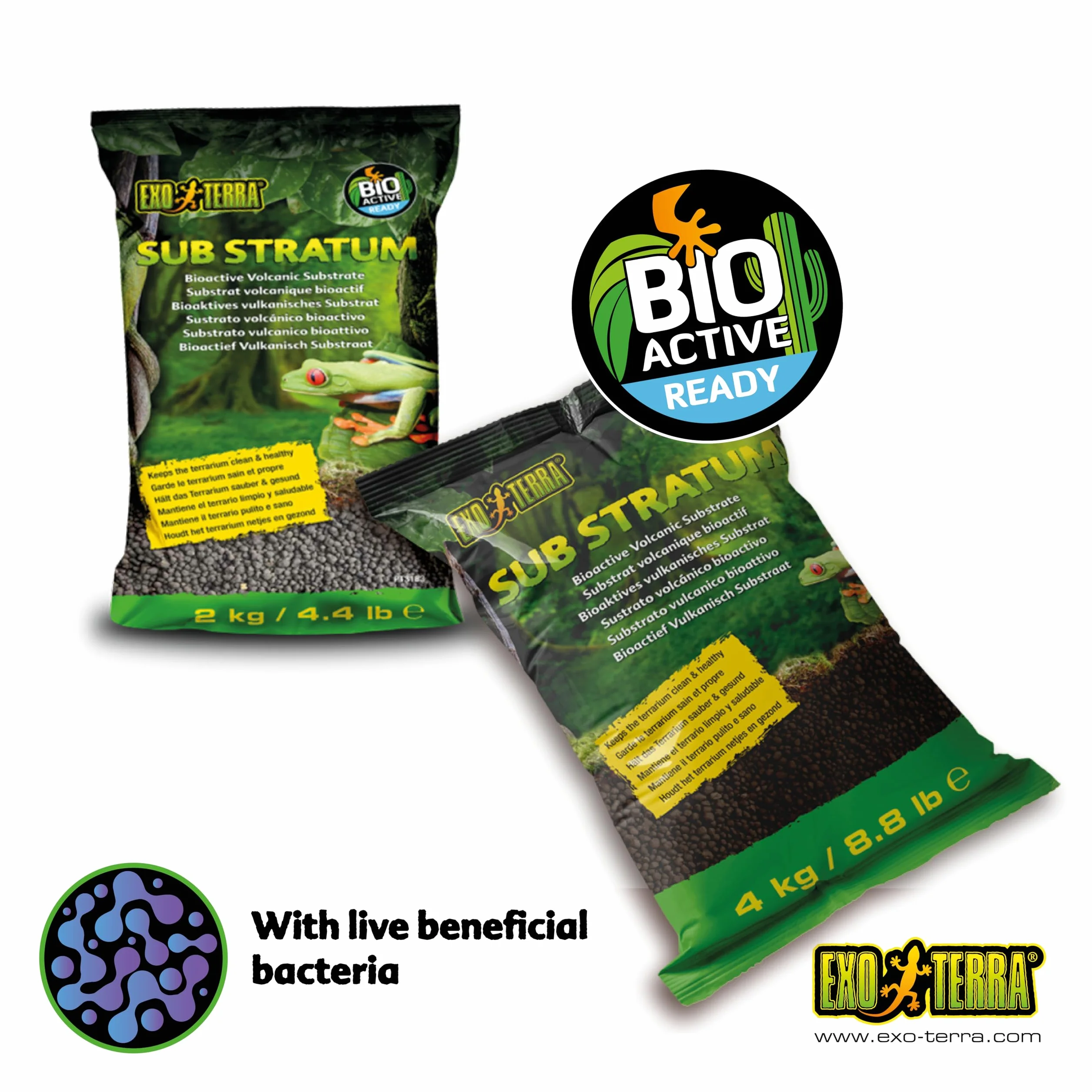 Exo Terra ET Substrat volcanique bioactif 2 kg