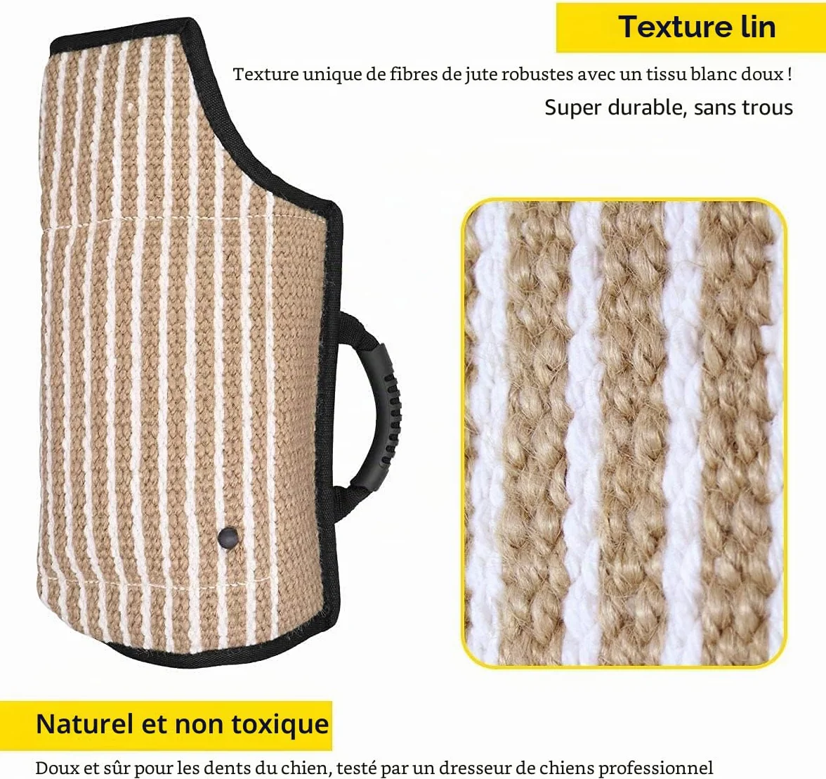 Manche de Protection Anti Morsure pour Chien Chiot Équipement d'Éducation