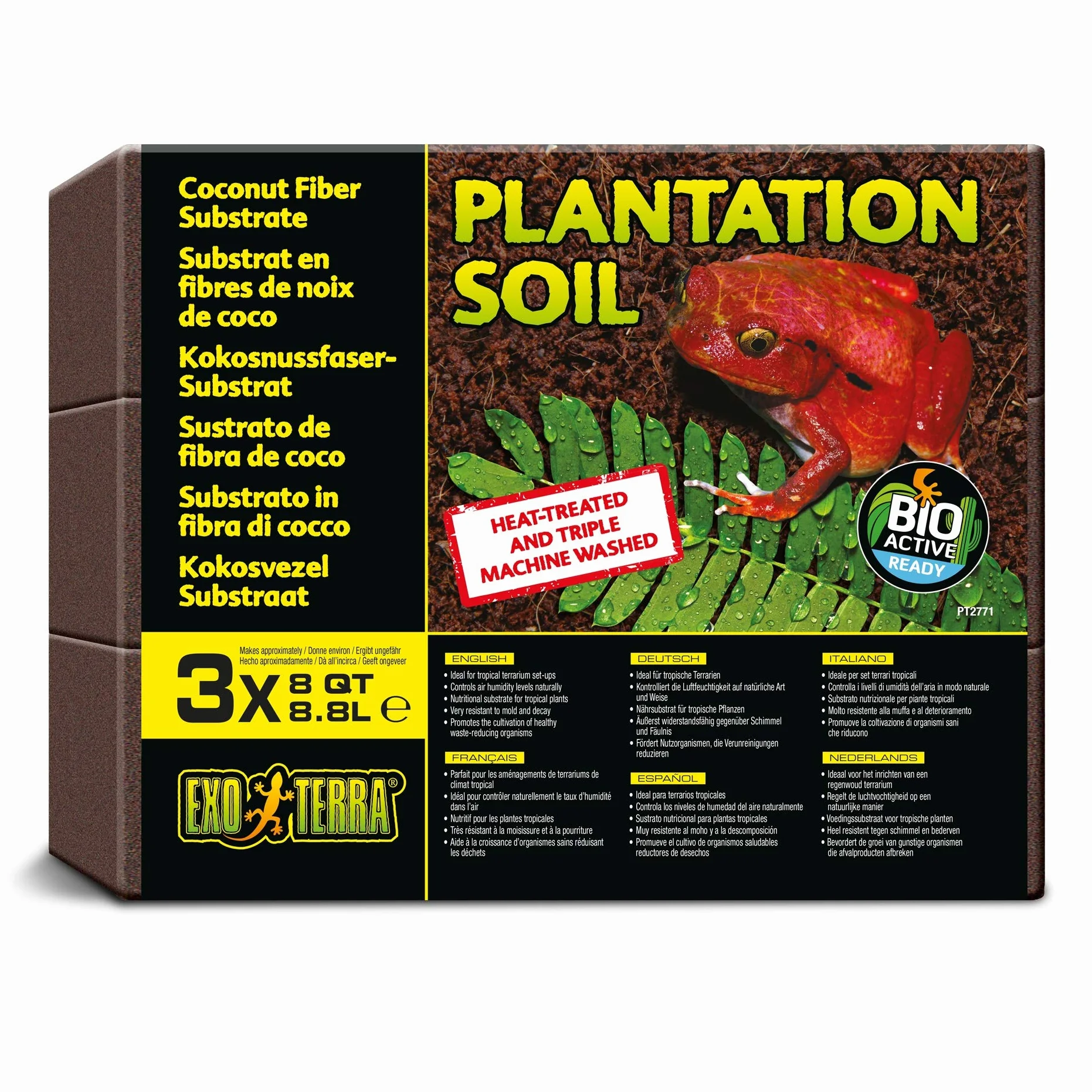 RC Hagen Exo PT2771 Plantation Terra 8 pintes 3 Pack
