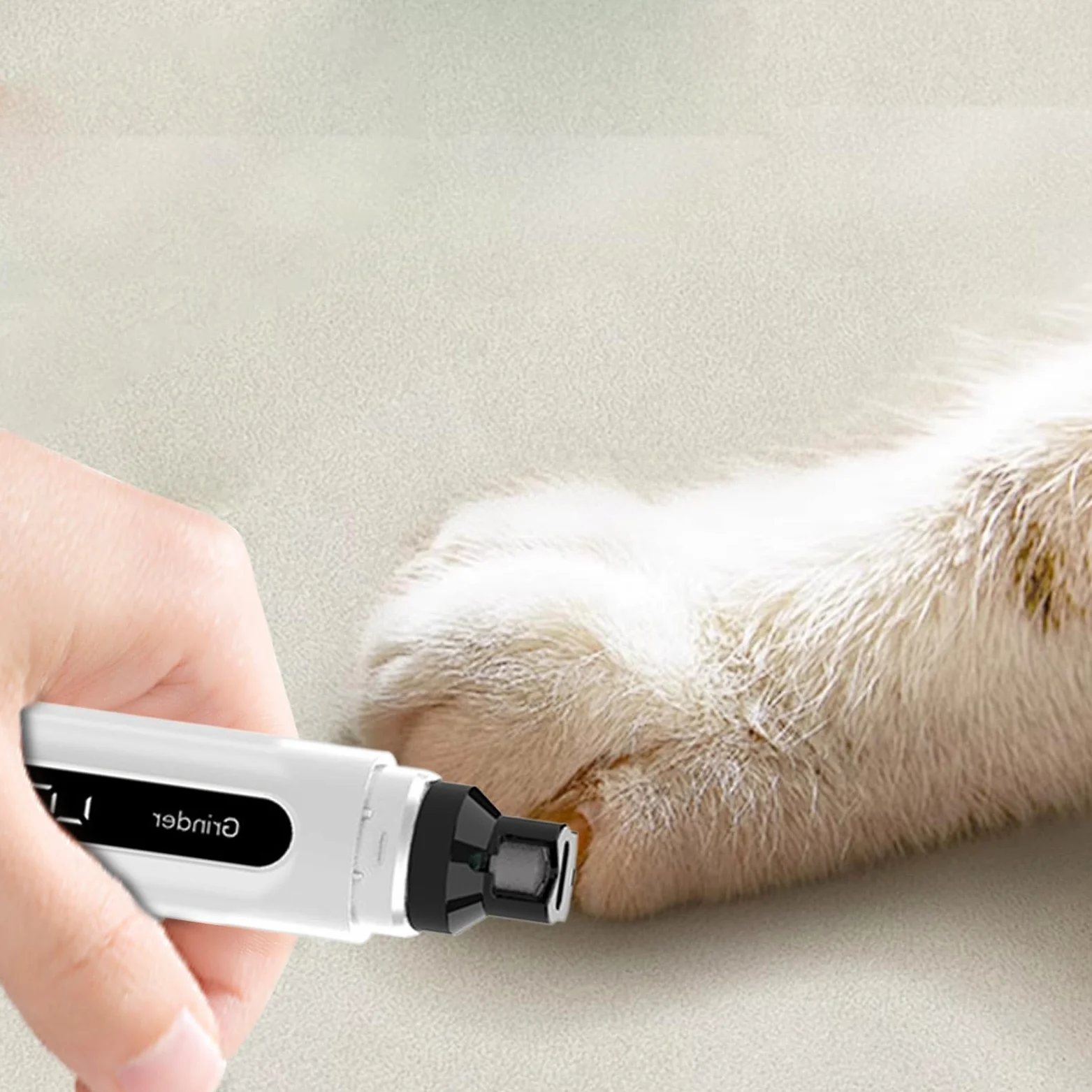 Lime À Ongles Pour Chien Silencieuse Soin Des Griffes Portable | Réglable Chats De Toutes Tailles, Soin Des Griffes, Jeunes, Âgés, Débutants, Maison, , Cadeau Noël, Saint-Valentin