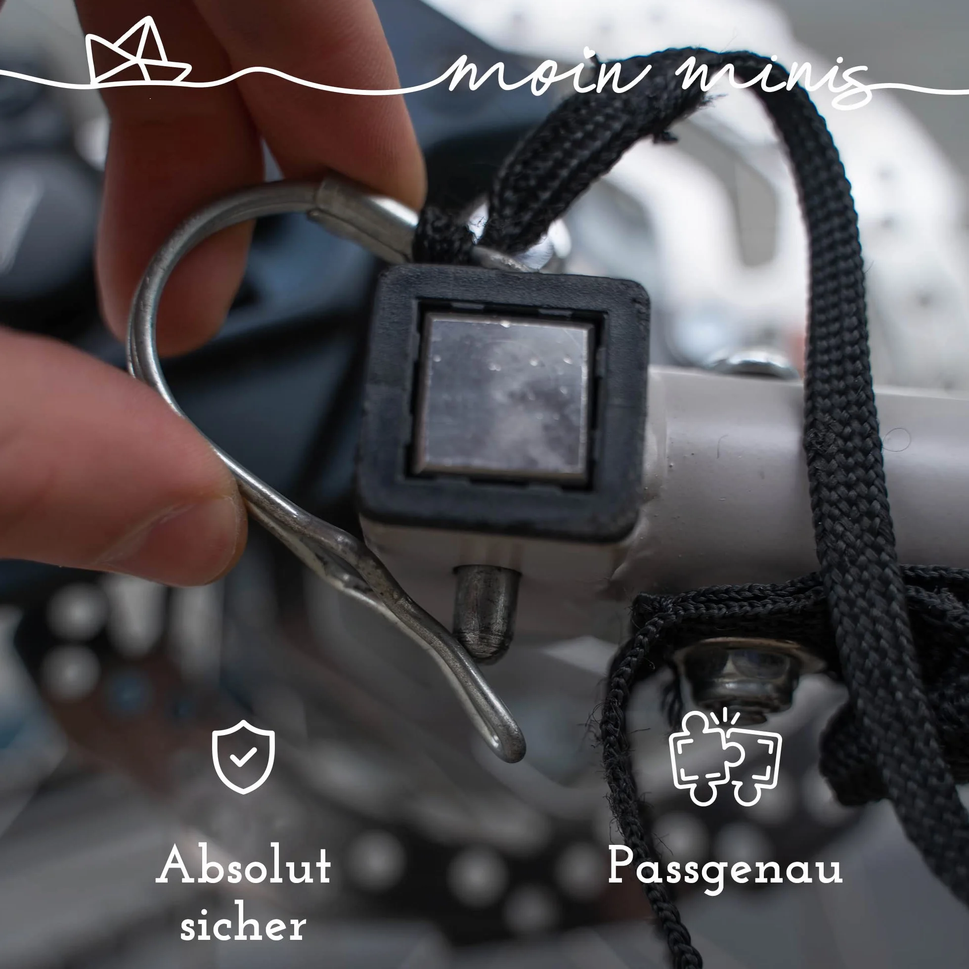 Croozer moin minis Adaptateur pour remorque de vélo 2015 Poignée d'essieu carré universel acier inoxydable