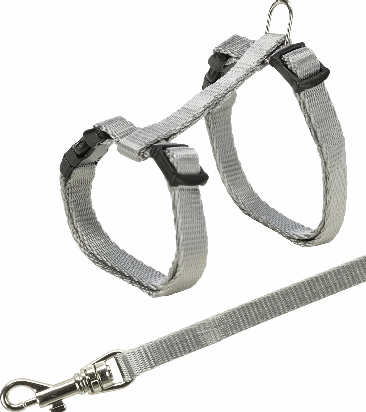 Trixie Set Collier Harnais pour Chatons et Chats Plomb