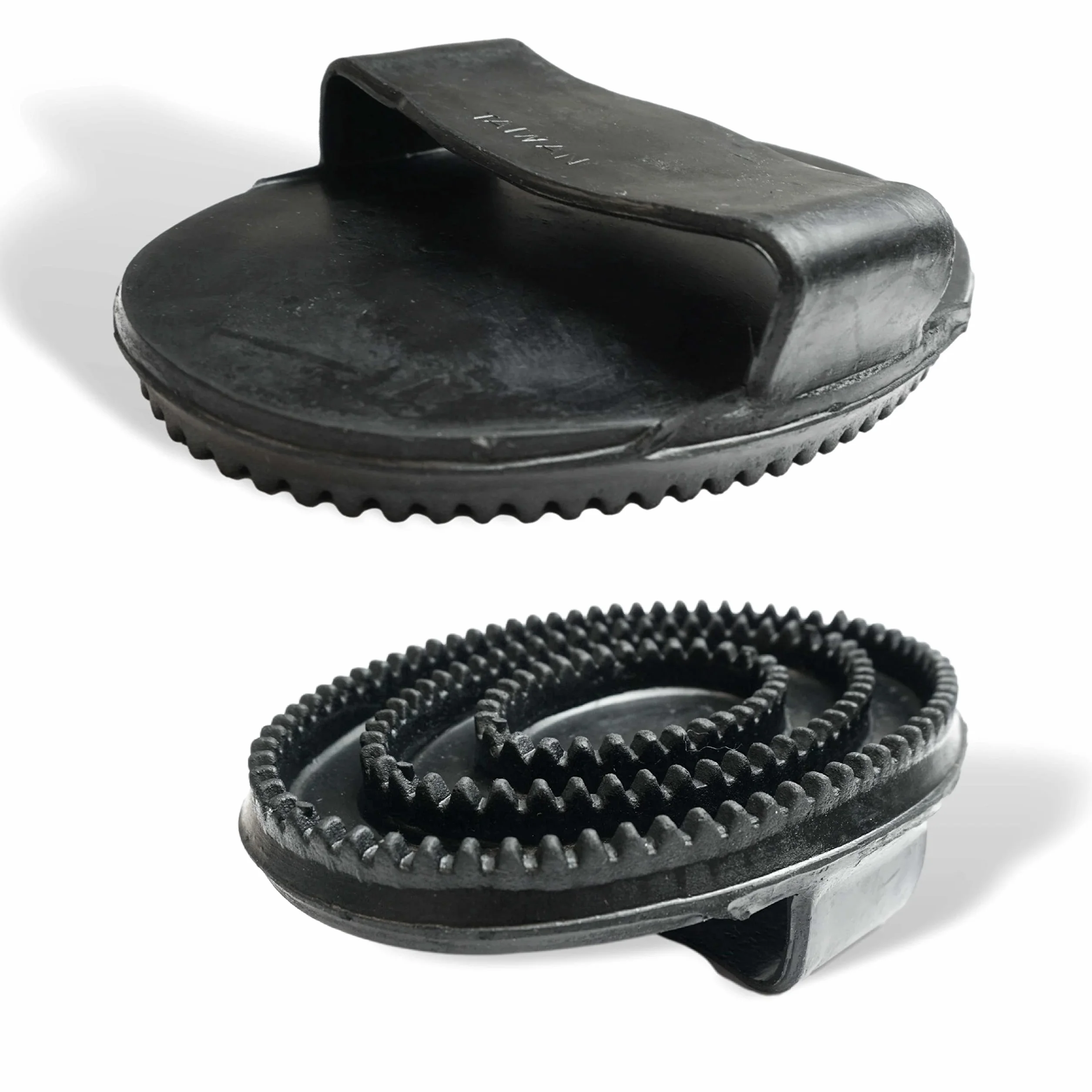 Étrille en caoutchouc pour toilettage chevaux chiens chats brosse massage