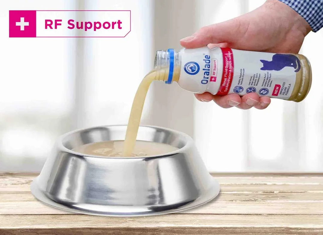 Oralade RF Support Chat Complément Alimentaire 3 x 330 ML pour Maladies Rénales Électrolytes