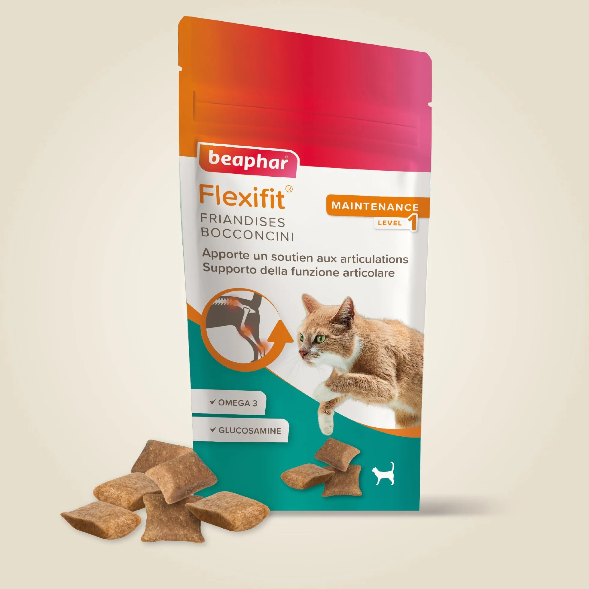 BEAPHAR Friandises Articulations Flexifit® pour Chats 35g