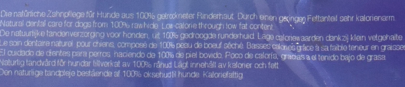 Nobby Rouleau à Mâcher pour Chien Blanc 250 g 35 cm 2 Pièces
