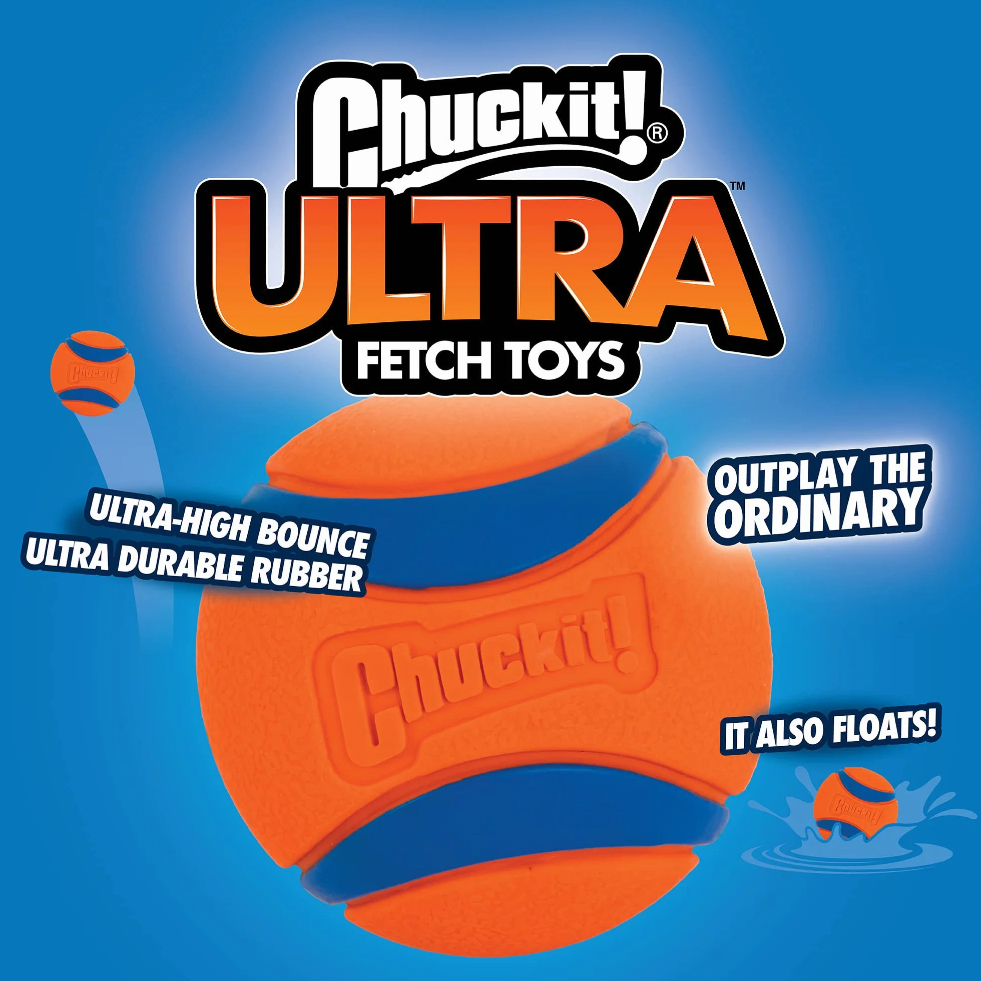 Chuckit! Lot de 2 Ultra Ball Small