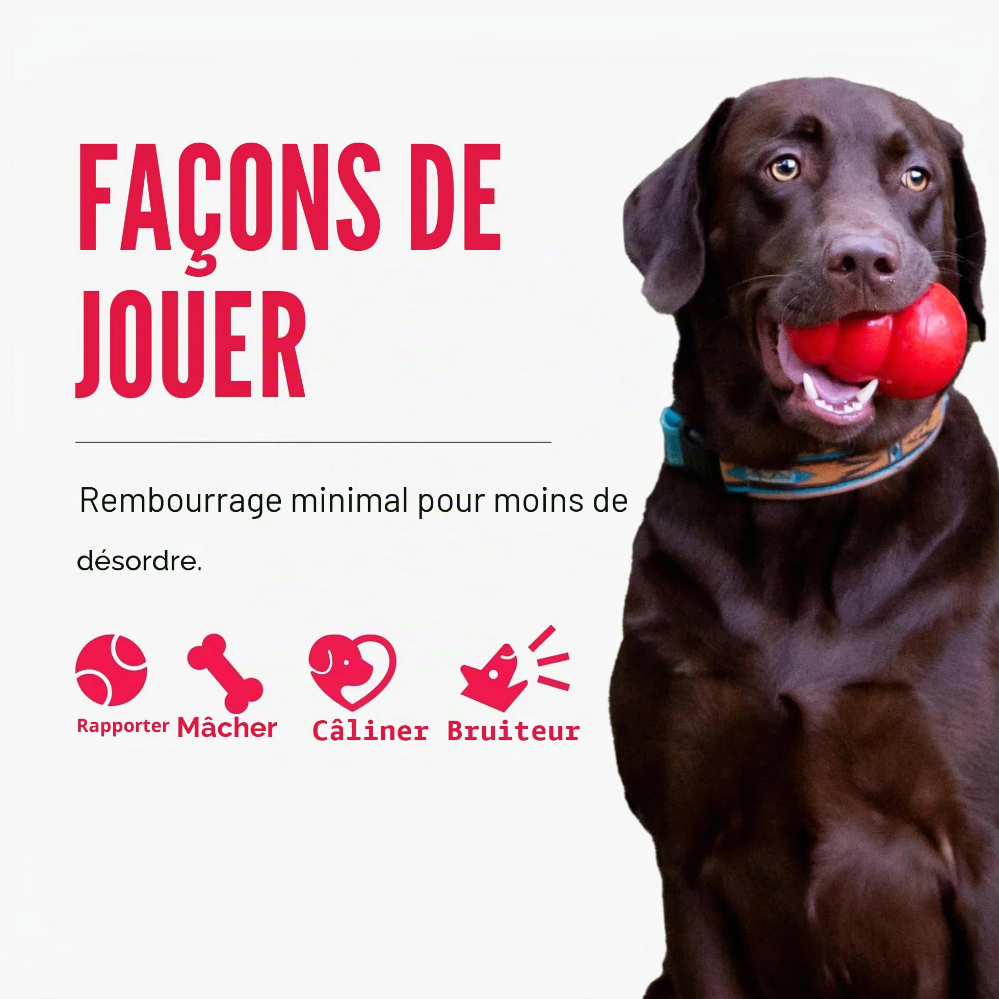 Kong Wild Knots Girafe Jouet pour Chien Taille M/L