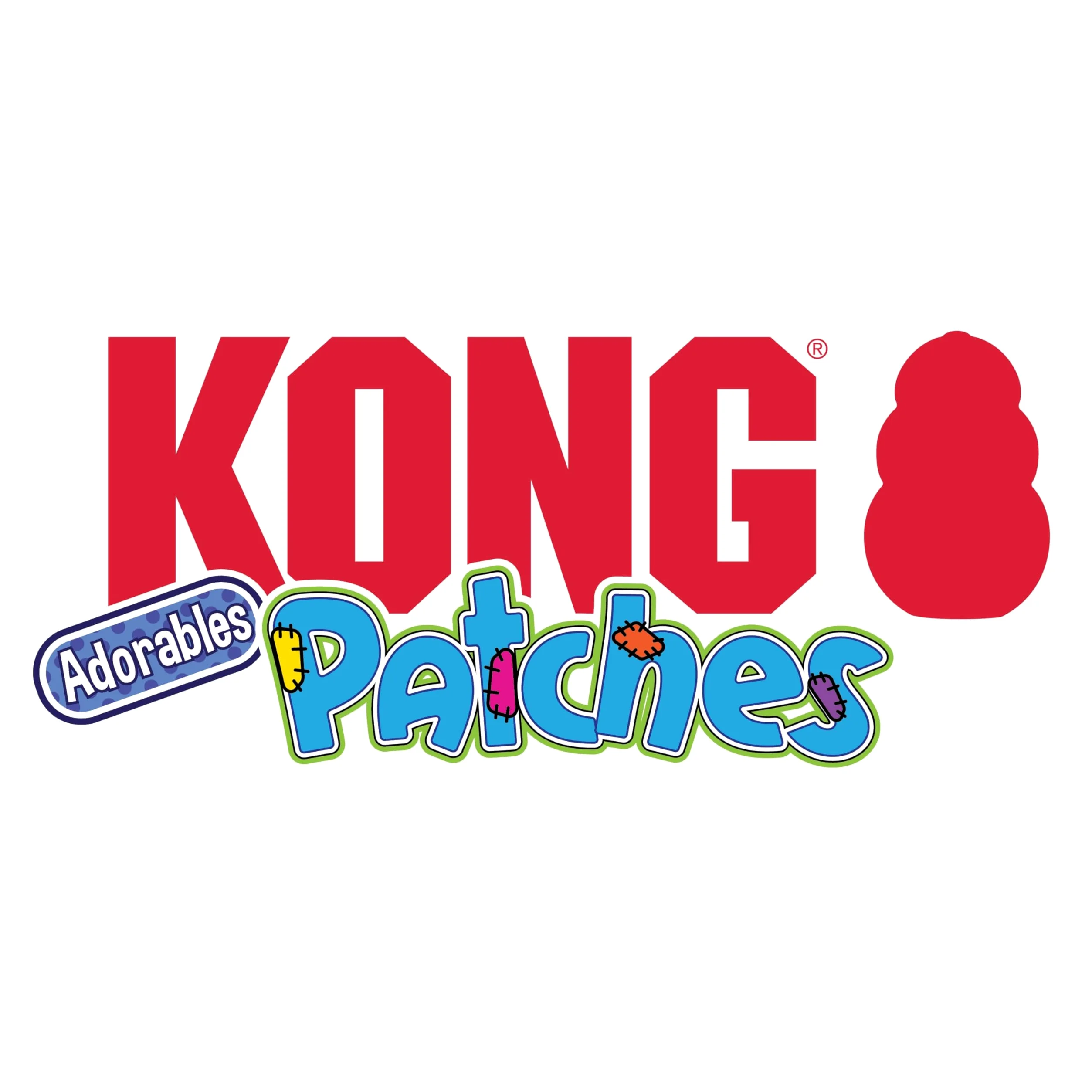KONG Company 38742120 : Patches Adorables Jouet en peluche pour chien, Girafe XL