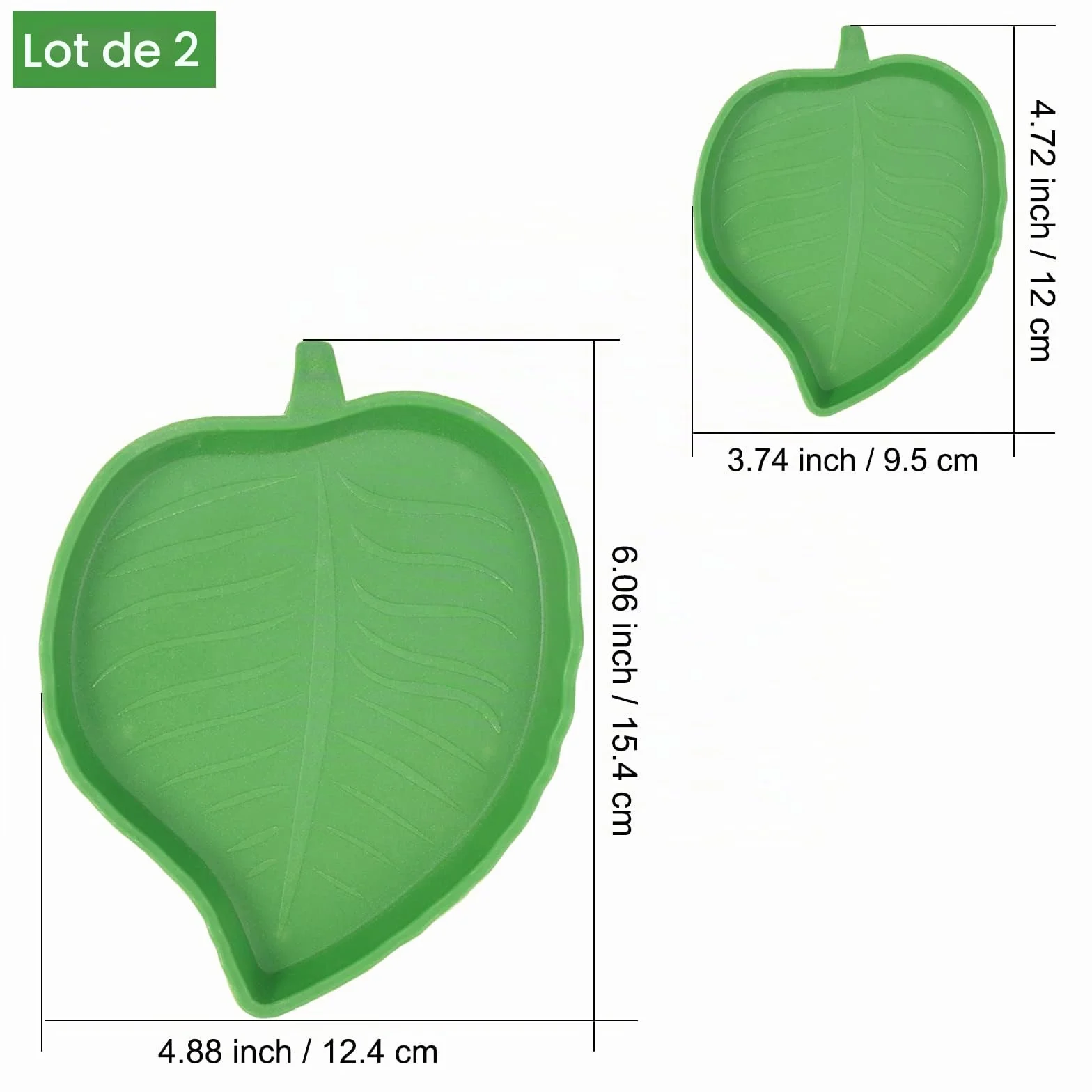 Bol d'Alimentation Reptiles Accessoires Tortues Bol à Boire Maison Bol d'Eau Lézards Hamsters