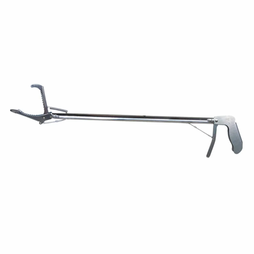 Pince Multi-usages pour Attrape-Serpents Pliable en Acier Inoxydable Reptile Grabber Stick 75cm Gris Foncé