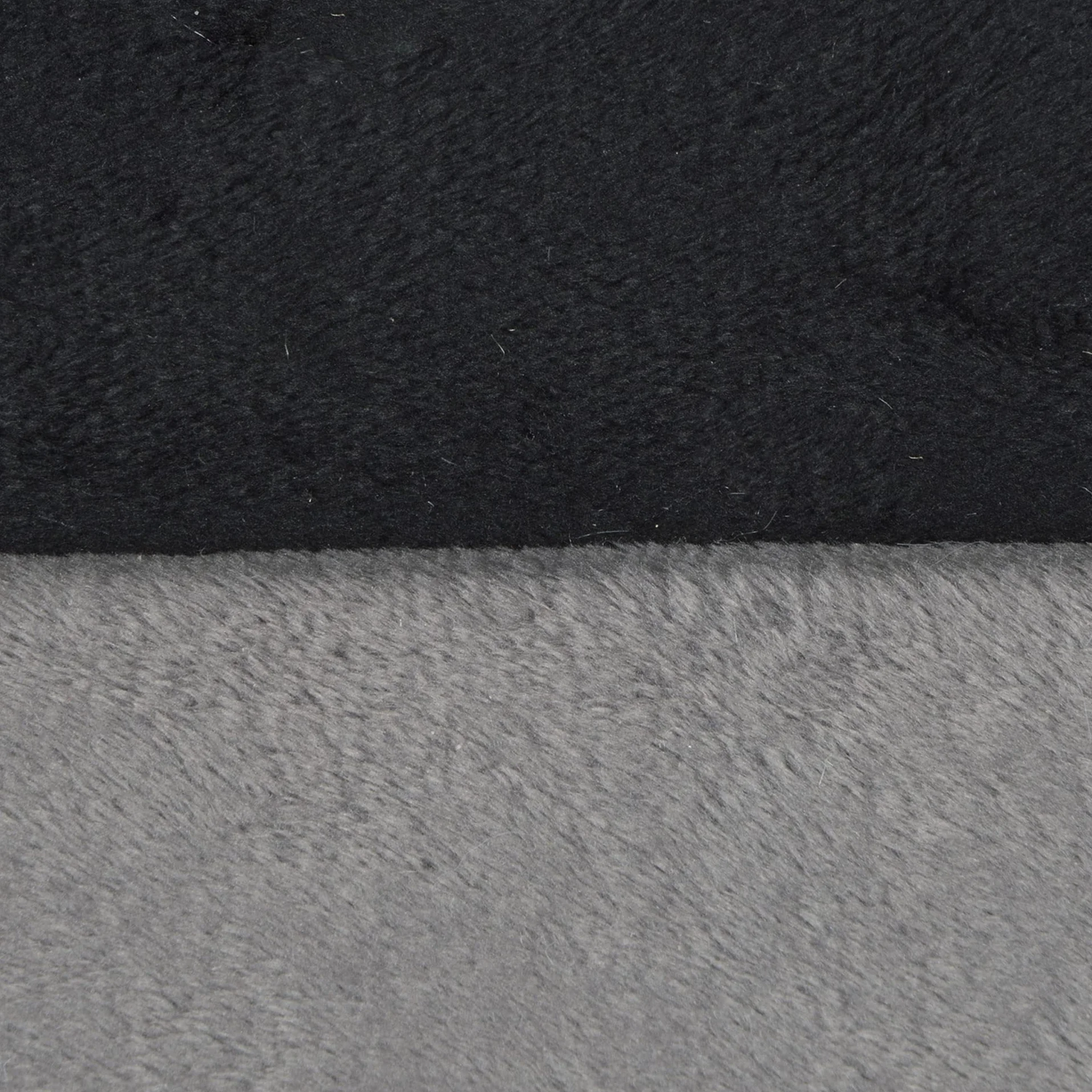Coussin Flocon Réversible Polyester 87 x 55 cm Patchy Gris/Noir