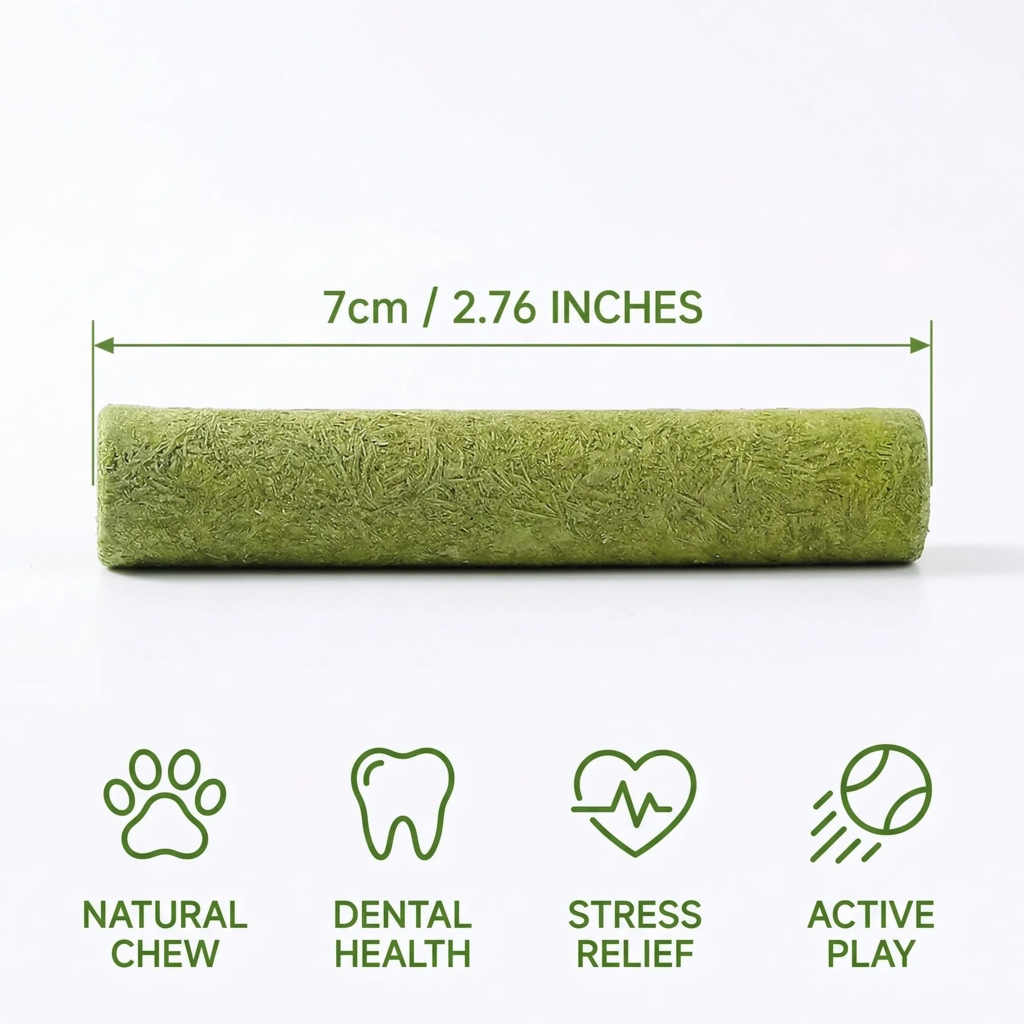 10 Pièces Bâton d'herbe à Chat, Bandes Bâton Chats de Dentition d'herbes à Mâcher Dentition lyophilisé Comestible pour Le Nettoyage des Dents et Élimination des Boules de Poils